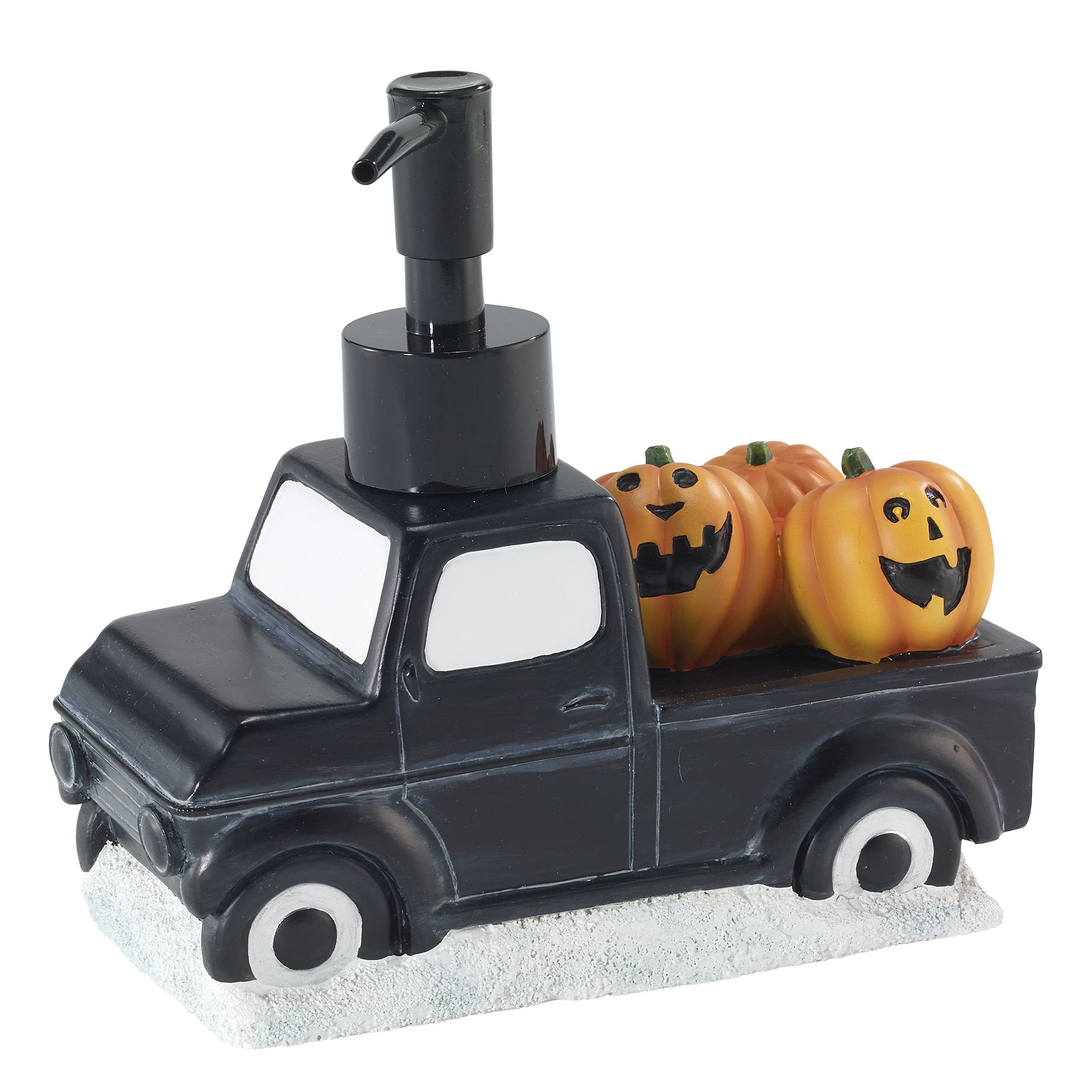 Avanti Linens - Soap Dispenser/Lotion Pump, Guest Bathroom Essentials, Spooky Truck Design Home Decor (Halloween Collection)