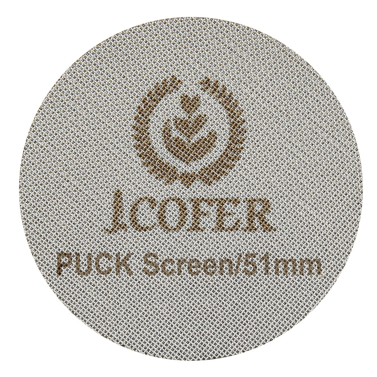 Ikape 51Mm Espresso Puck Screen, 1.7Mm 150?M Ultra Thin Coffee Reusable Professional Barista Espresso Screen For Bottomless Port