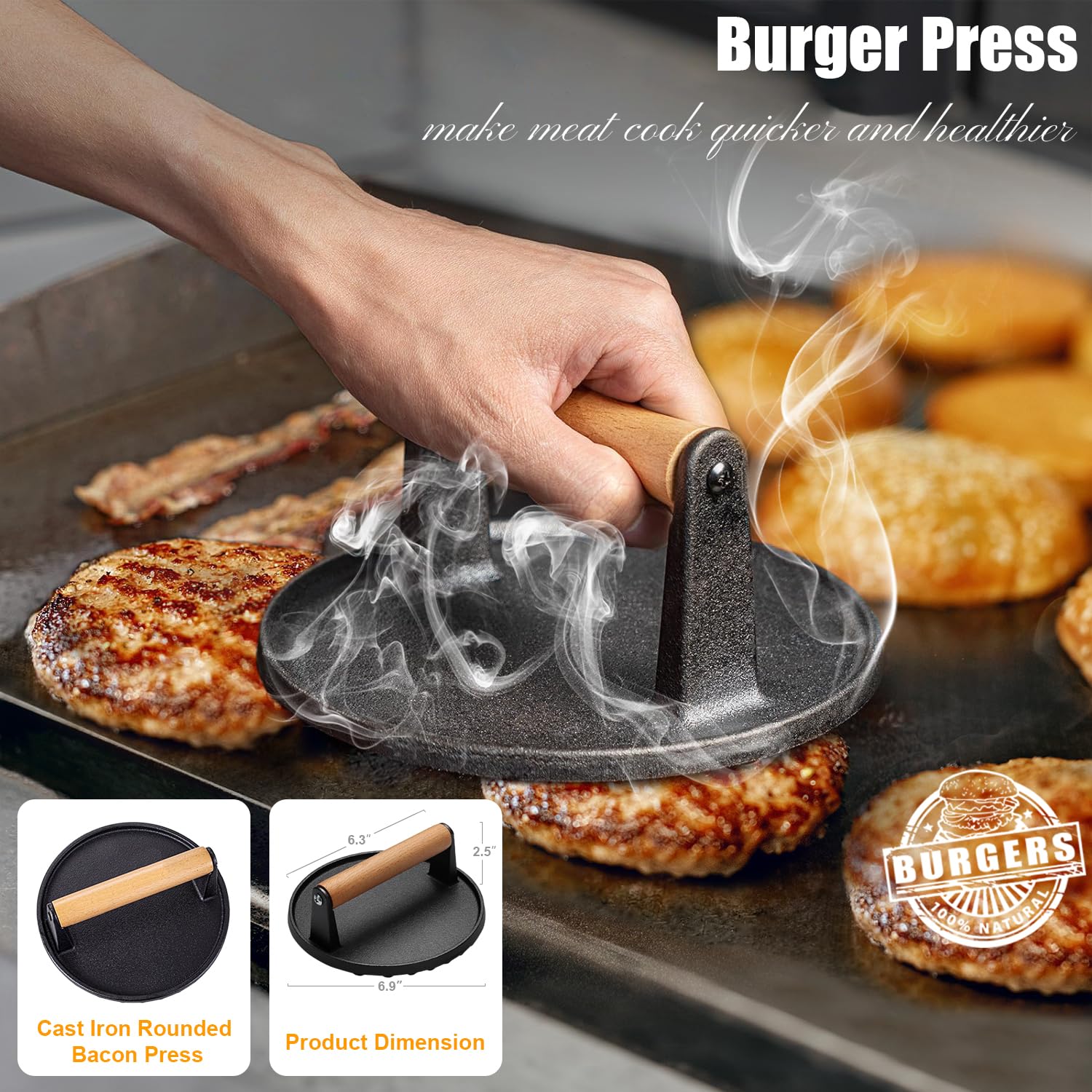 Grilliance 27Pcs Blackstone Griddle Accessories Kit, Flat Top Grill Tools For Camp Chef,Hibachi Enlarged Spatula Gift Set With B