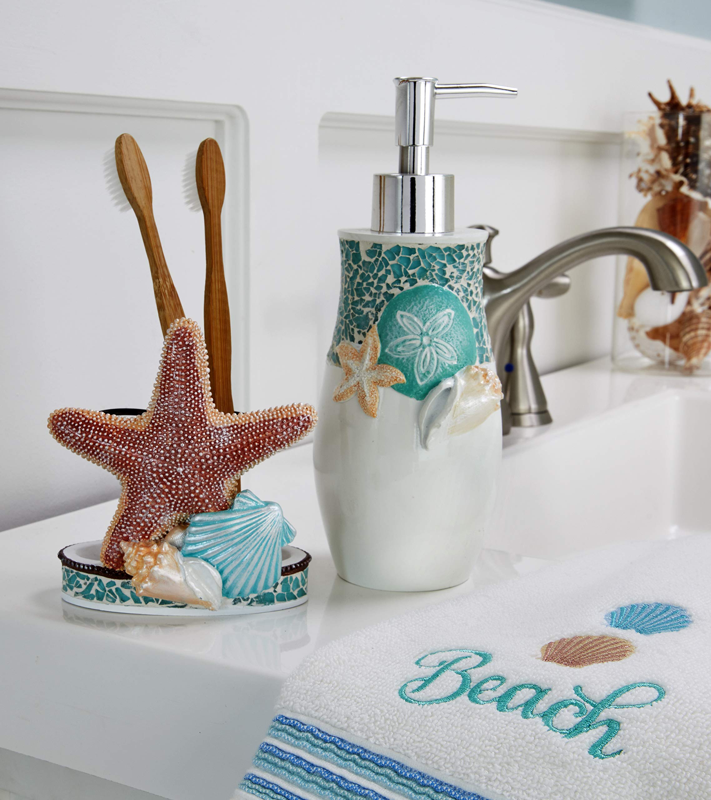 Skl Home By Saturday Knight Ltd. South Seas Toothbrush Holder, Multicolored