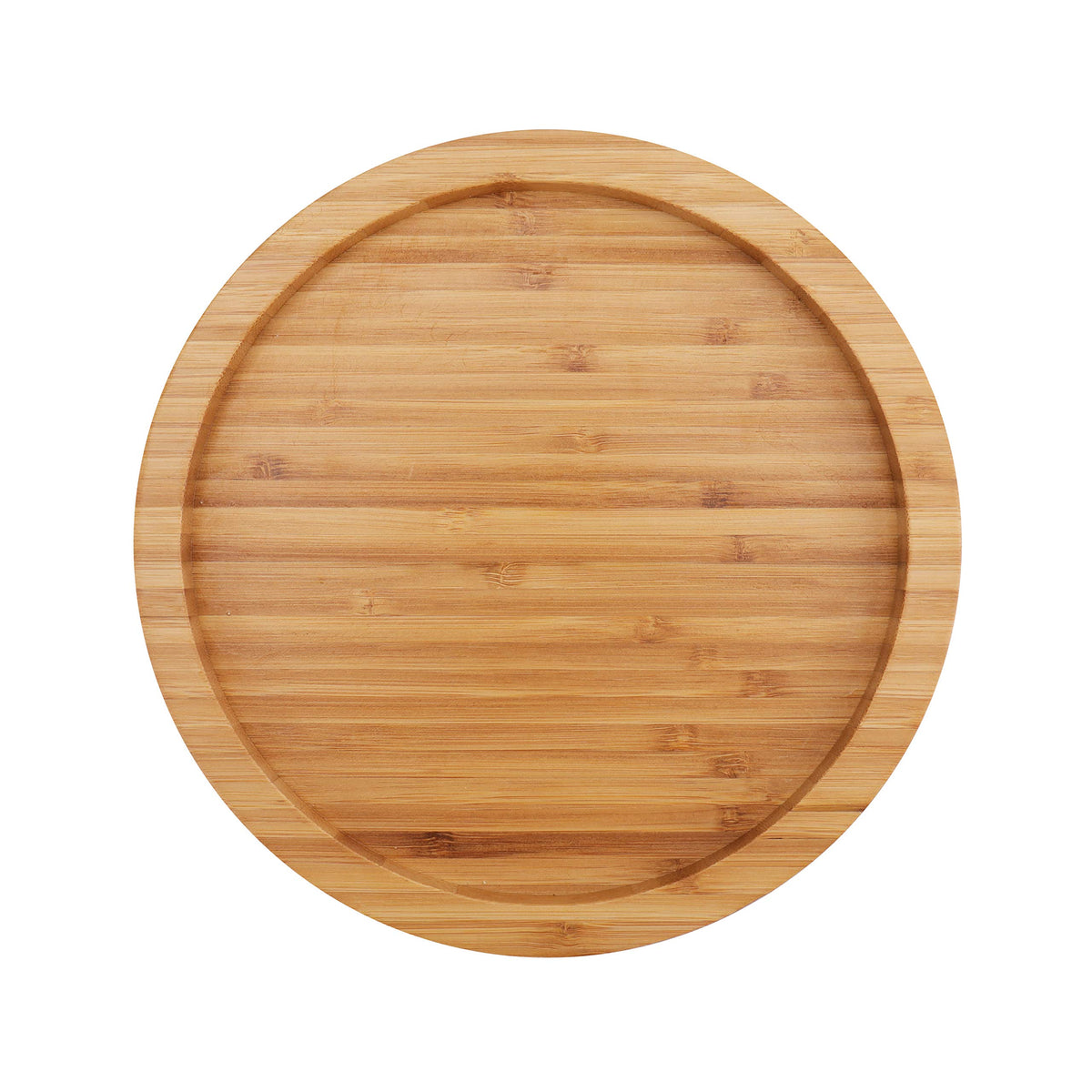 Fasmov 10 Inches Diameter Bamboo Lazy Susan Turntable, Spin Thicken Round Wood Tray Rotating Spice Rack For Kitchen Pantry Count