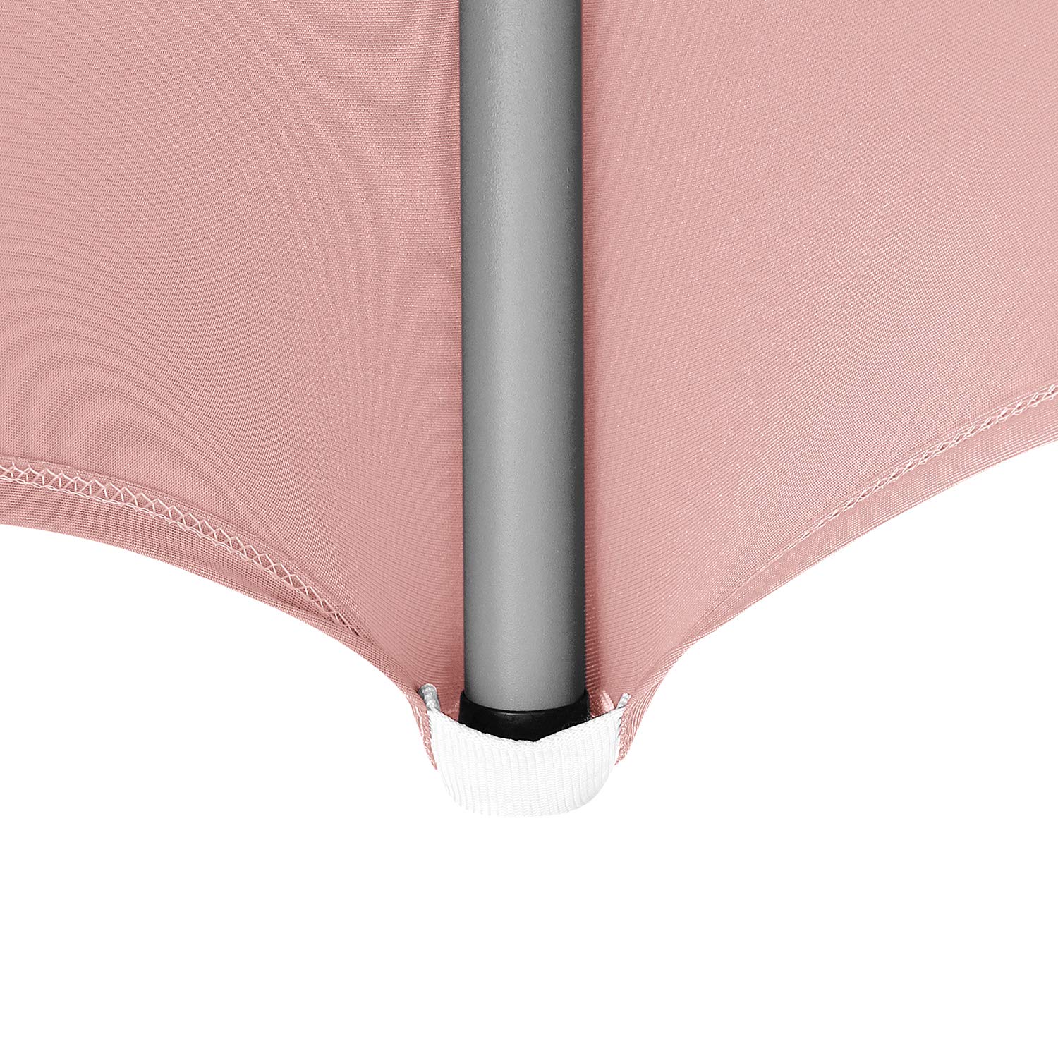 Peomeise 4Ft Spandex Table Cover Rectangular Stretch Spandex Tablecloth (Dusty Rose,4Ft)