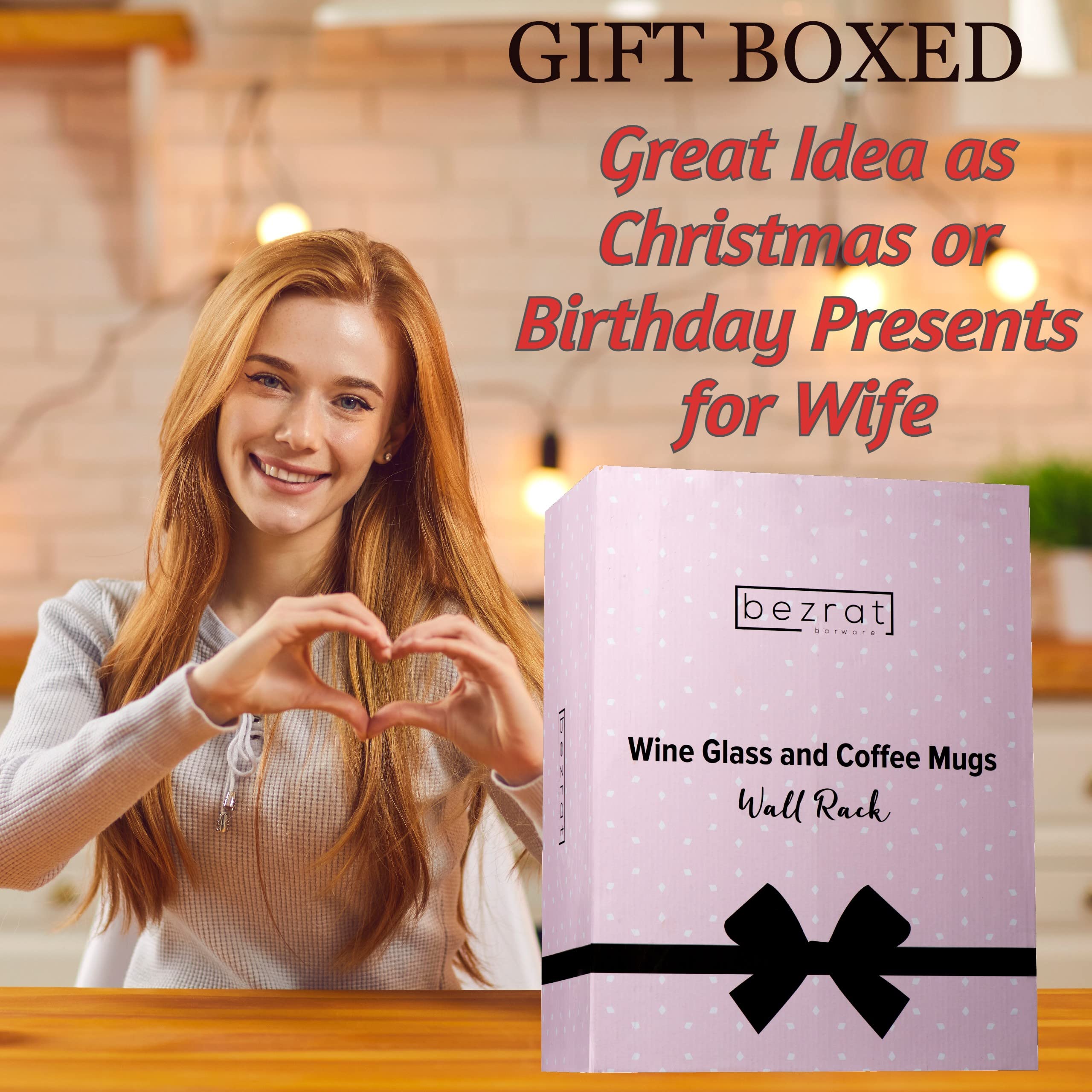 Bezrat Christmas Birthday Gifts for Wife - Funny Gift - Unique Gift for Wife - Great Gift Idea for Wifes from Husband - Girlfrie