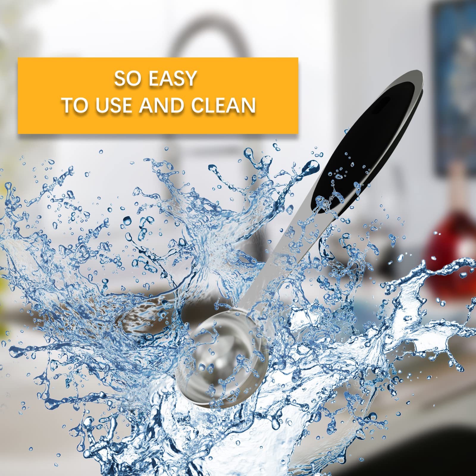 Leifeny 1 Tsp(1/3 Tbsp | 5 Ml |5 Cc| 1/6 Oz) Single Measuring Spoon, Stainless Steel Individual Spoons, Long Handle Spoons Only