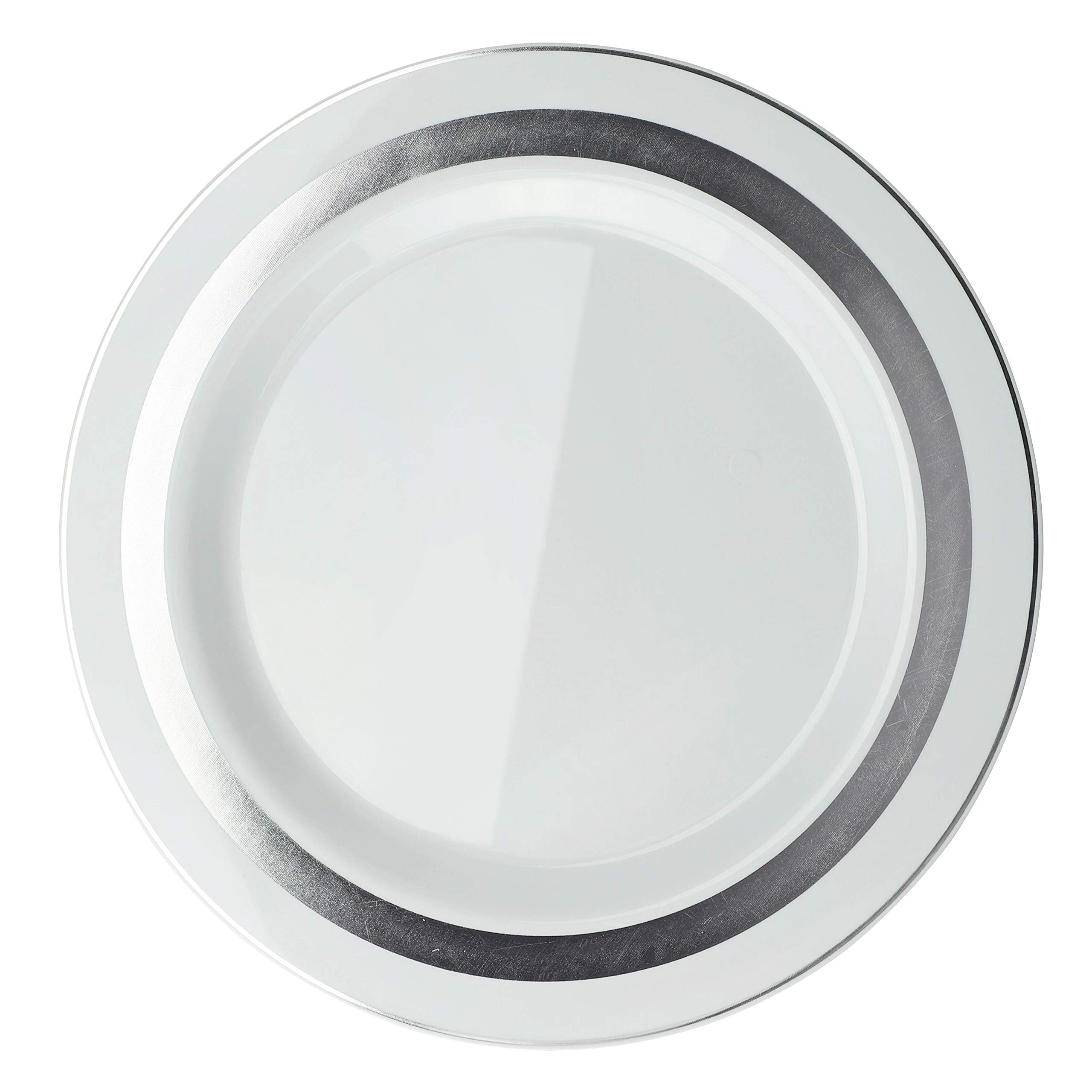 ' Occasions '' 240 Plates Pack,(120 Guests) Heavyweight Premium Wedding Party Disposable Plastic Plates Set -120 X 10.5'' Dinne