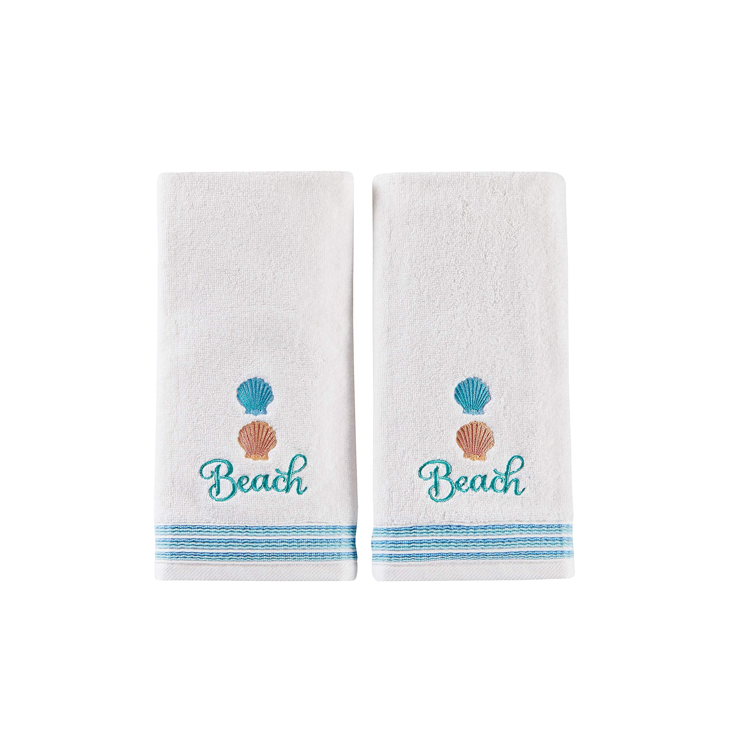 Skl Home By Saturday Knight Ltd. South Seas 2-Piece Hand Towel Set, White
