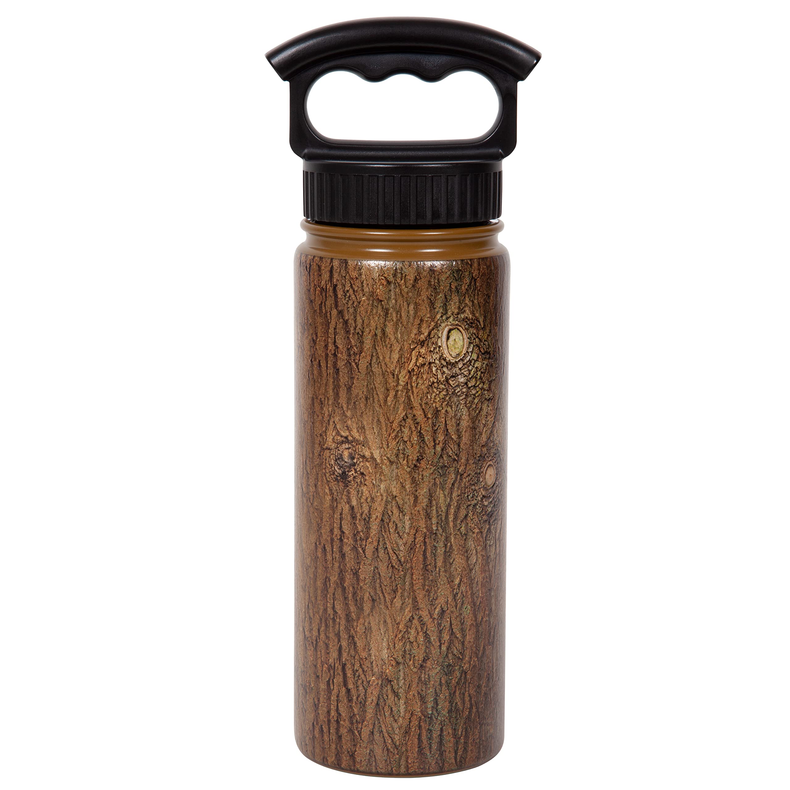 FIFTY/FIFTY 18oz  Tree Bark Bottle3 Finger Grip Cap