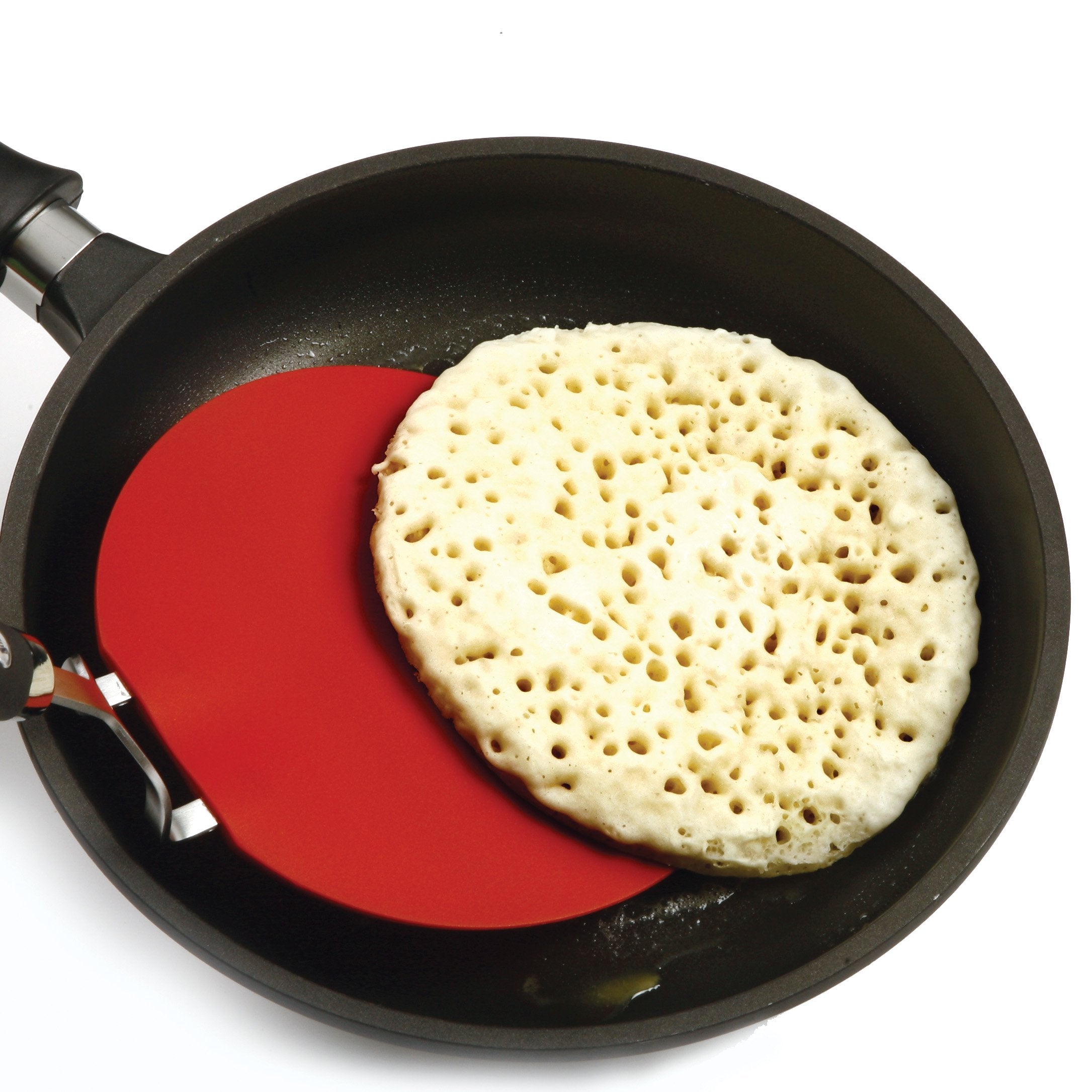 Norpro 1417R Grip-Ez Flexible Pancake Spatula Red, 33.5Cm X 16Cm X 13Cm