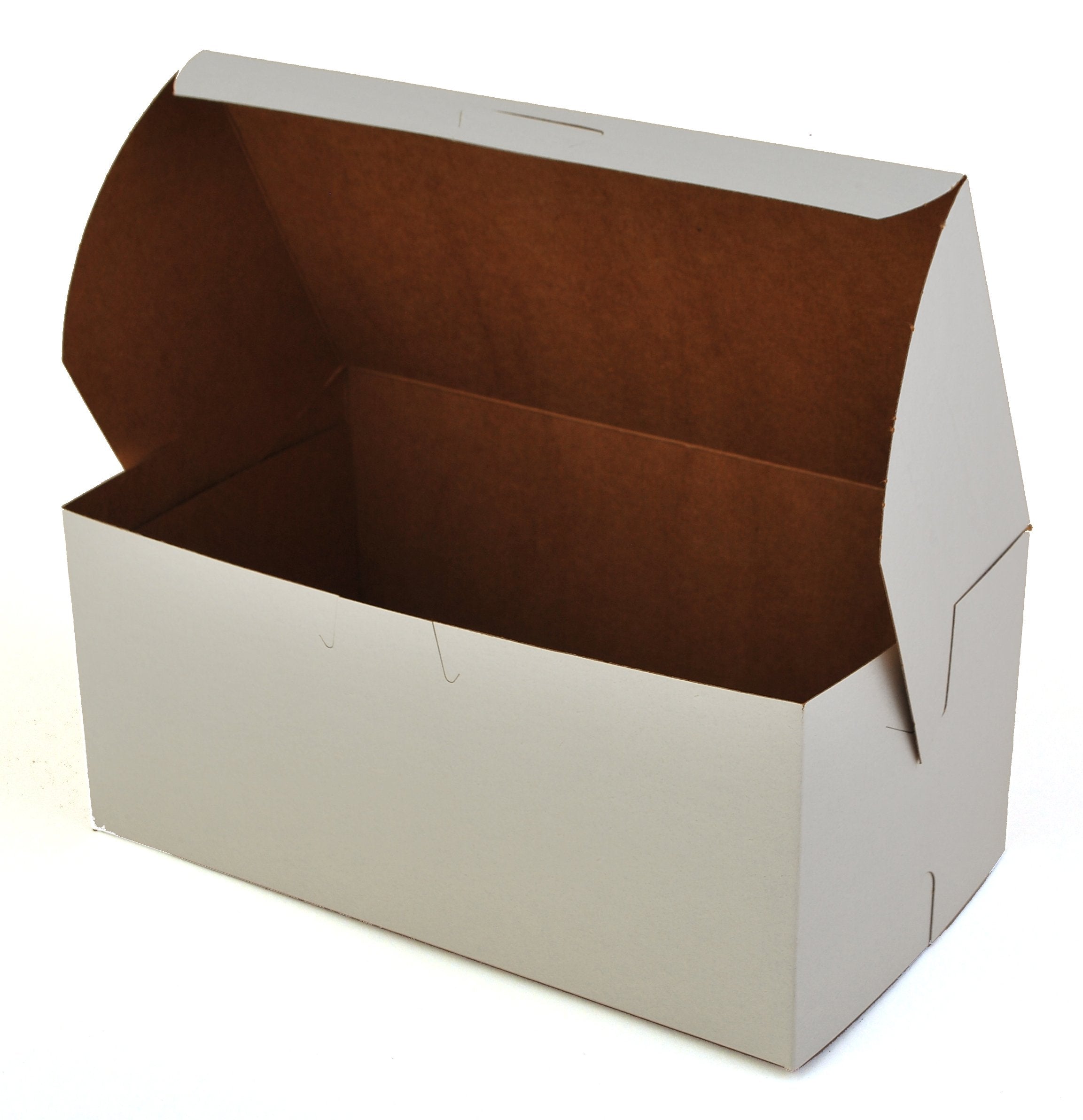Sct White One-Piece Non-Window Bakery Boxes, 4 X 9 X 5, White, Paper, 250/Carton