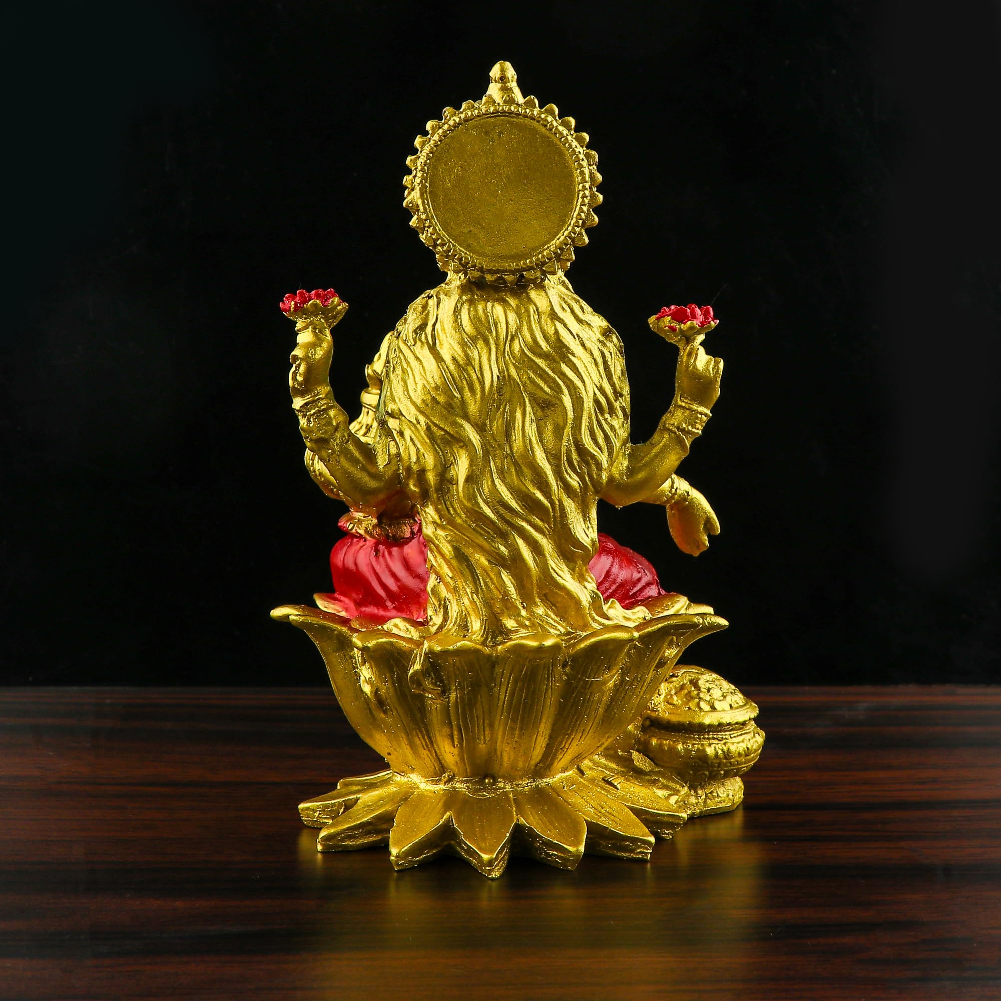 Sevliya Traders Polyresin Laxmi Ji And Ganesh Pair For Pooja Room I Home Temple Decoration Items I God Idols I Statue I Showpiec