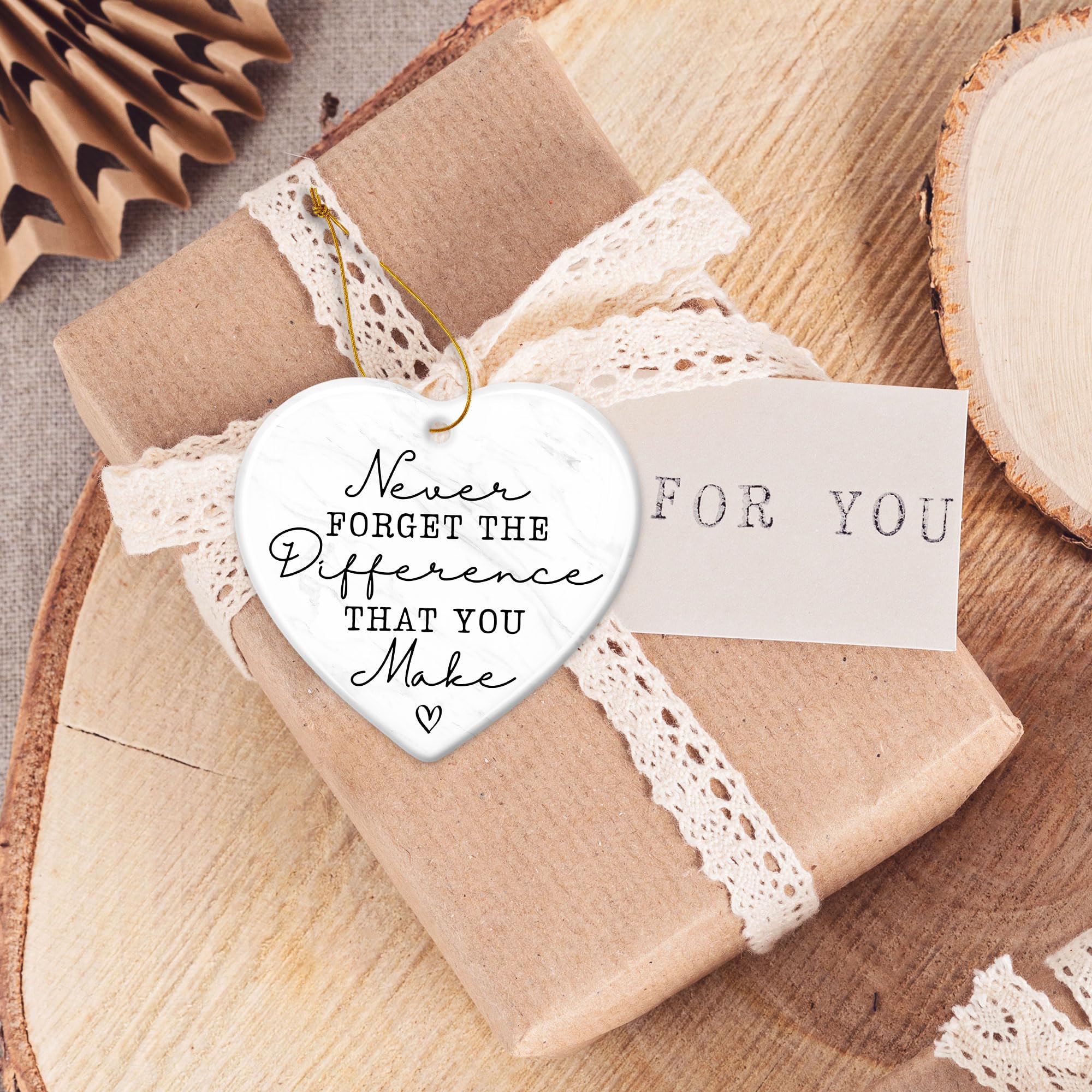 Thank You Gifts for Women - Christmas Appreciation Gifts for Coworkers, Teacher, Boss, Nurse, Employee, Friend - Never Forget Th
