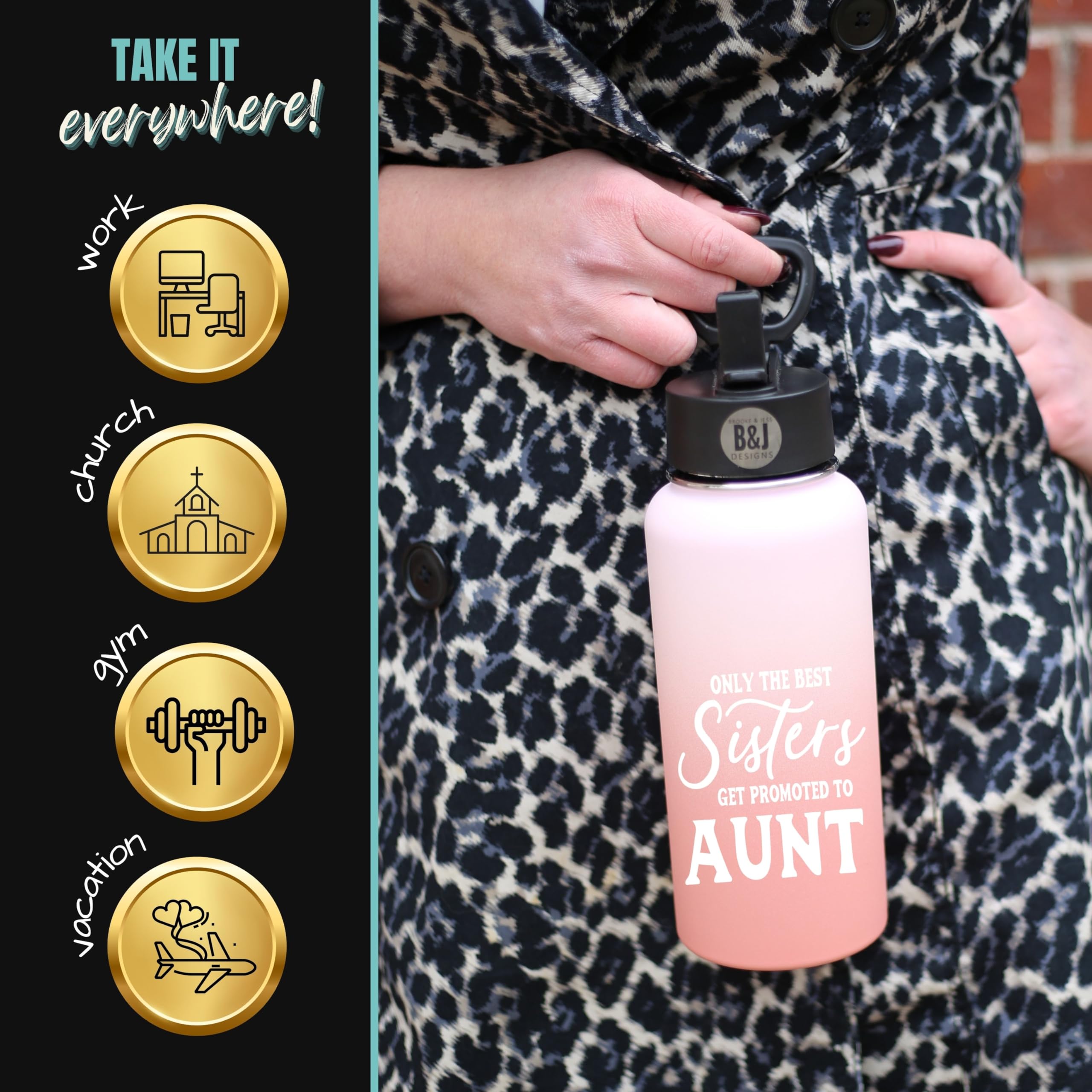 Aunt Gifts for Women - Best Aunt Mug, Tumbler, Coffee Cup Mugs - Gift for Aunt, Great Aunts from Niece, Nephew for Birthday, Chr