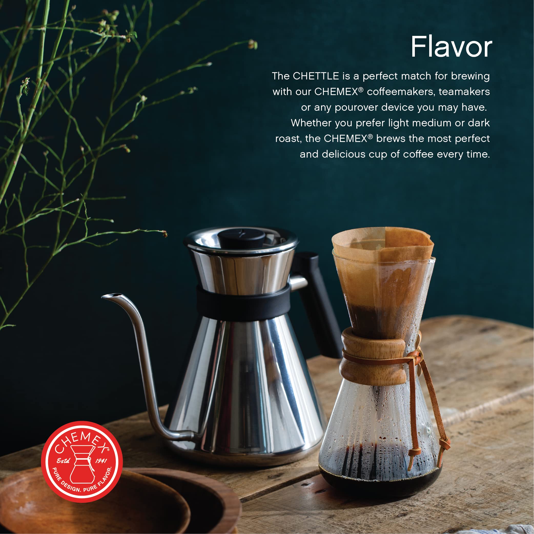 Chemex - Stainless Steel Gooseneck Chettle - Polished