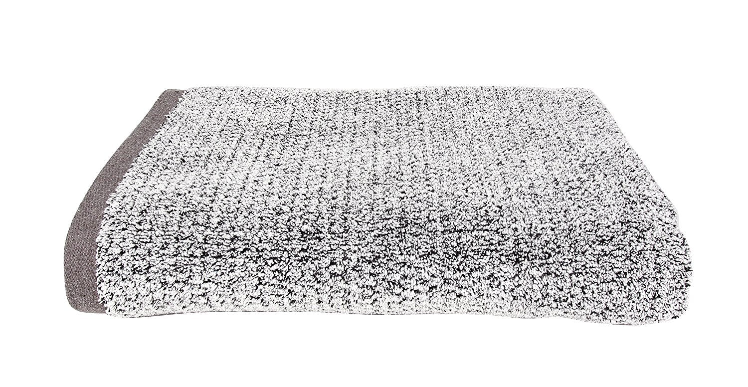Everplush Diamond Jacquard Bath Sheet  35'' x 66''  Gray