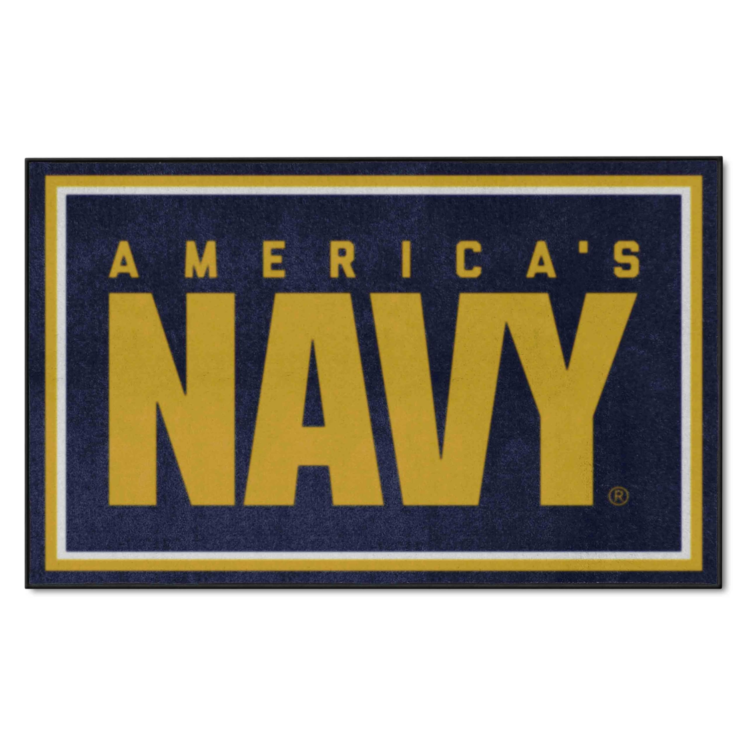 FANMATS U.S. Navy 4ft. x 6ft. Plush Area Rug