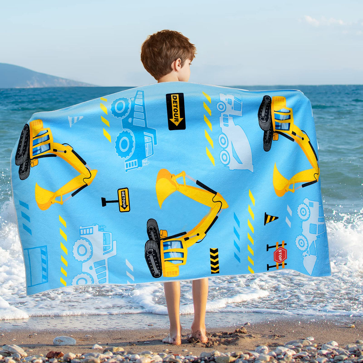 Wernnsai Truck Kids Beach Towel - 30