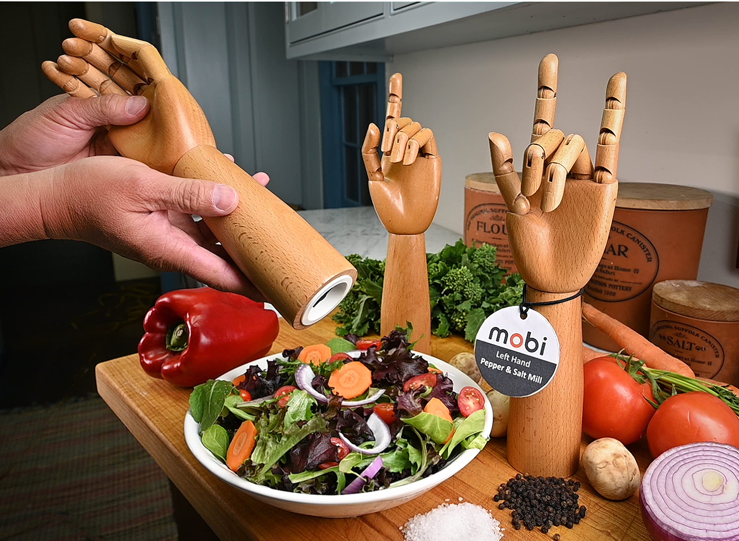Mobi Handy Salt 'N Pepper Mill Right Hand Mill