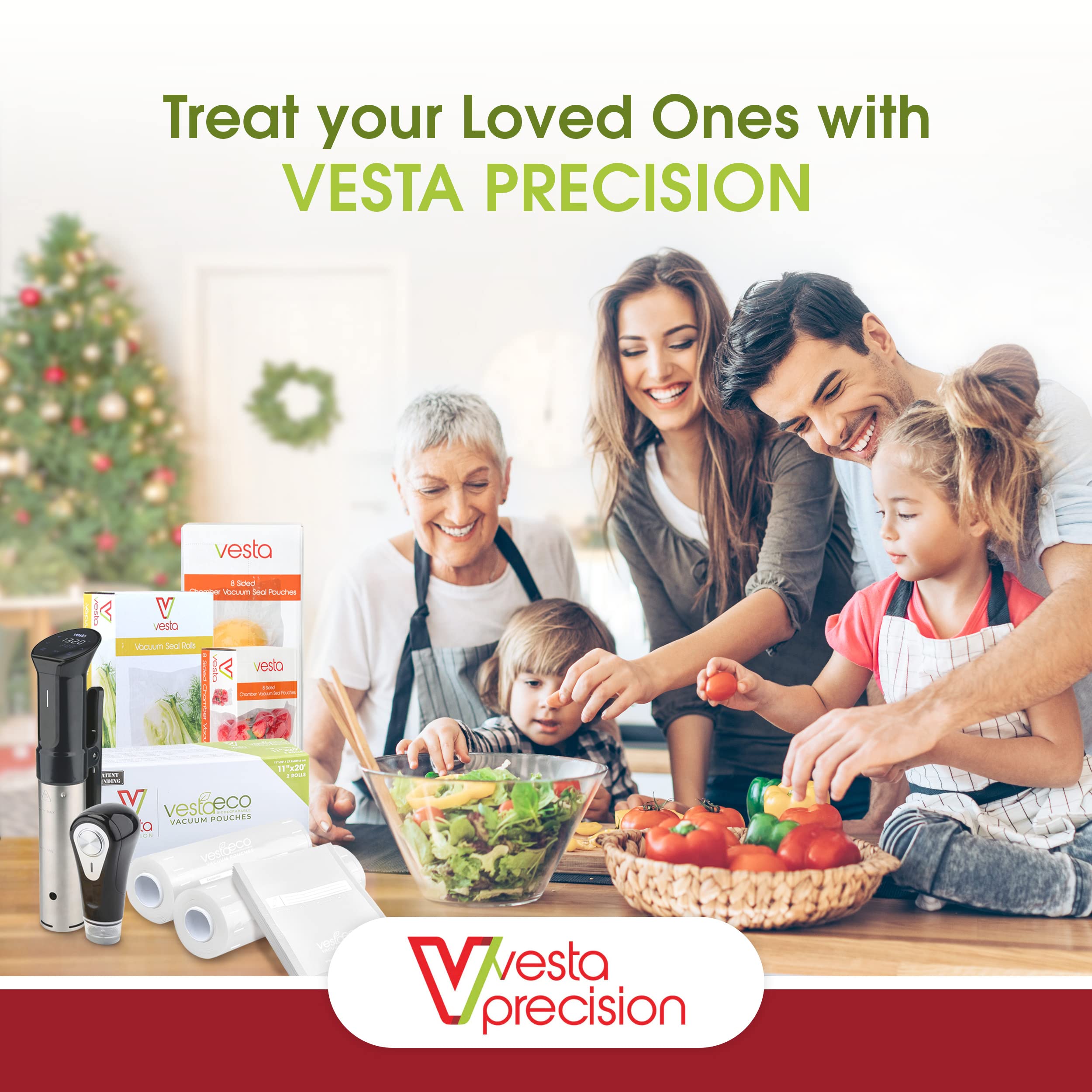 Sous Vide Immersion Circulator By Vesta Precision - Imersa Tower | Powerful Pump Design | Accurate, Stable Temperature Control |