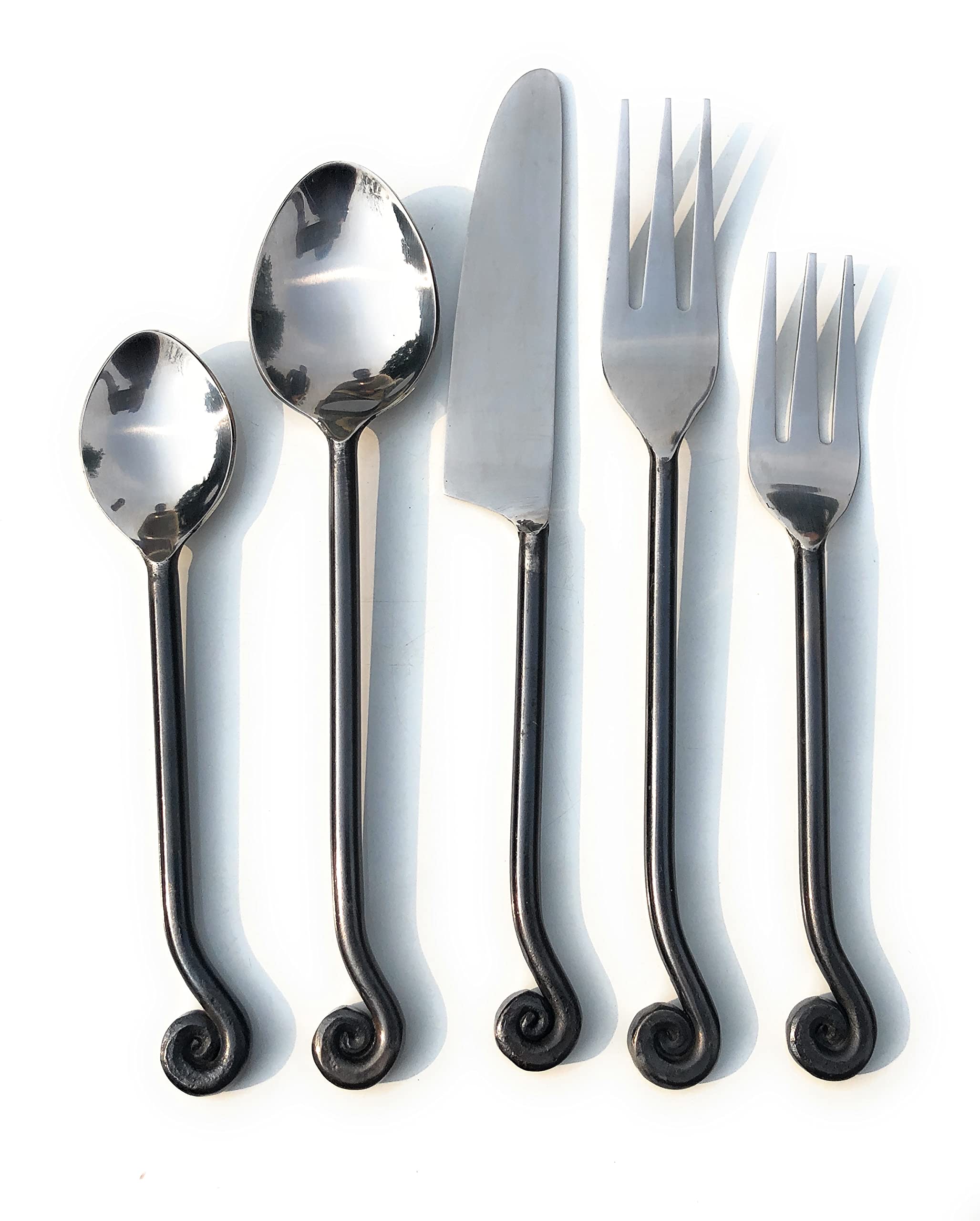 Treble Clef Flatware Stainless Steel Teaspoon Spoon