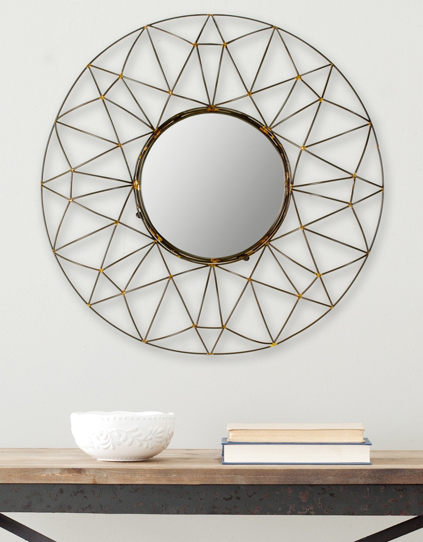 Safavieh Home Collection Gossamer Mirror, Natural