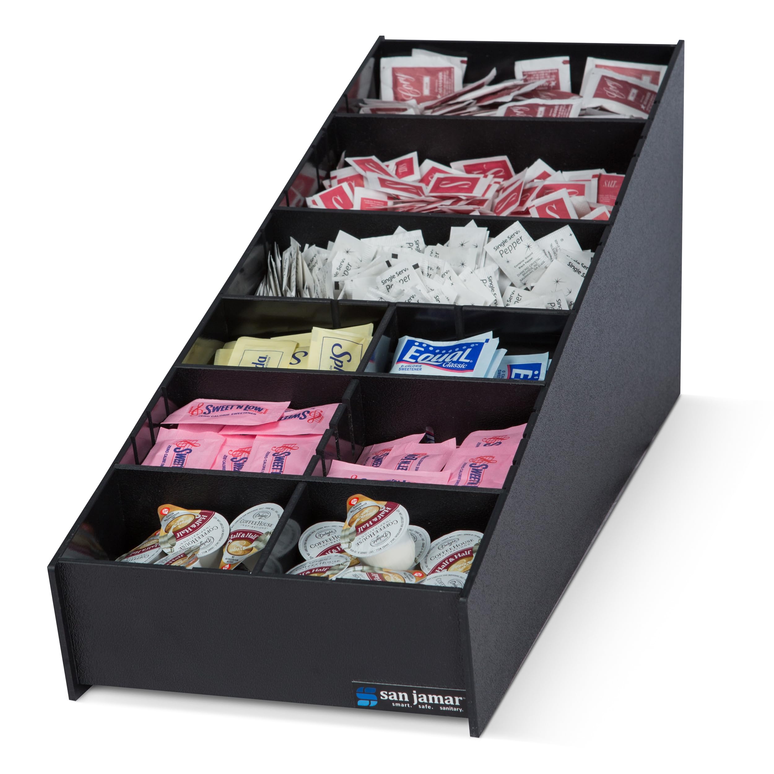 San Jamar Condiment and Straw Organizer L2900GR - 1 Each