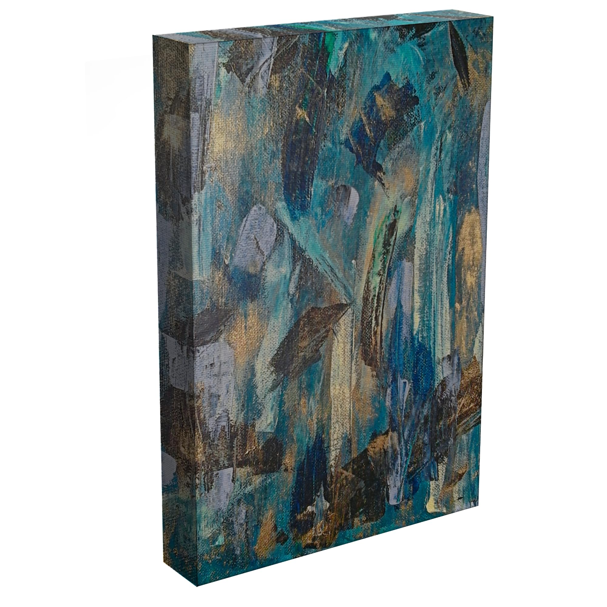Inephos Framed Canvas Painting - Mist Of Dawn - Abstract Theme Beautiful Wall Painting For Living Room, Bedroom, Office, Hotels,