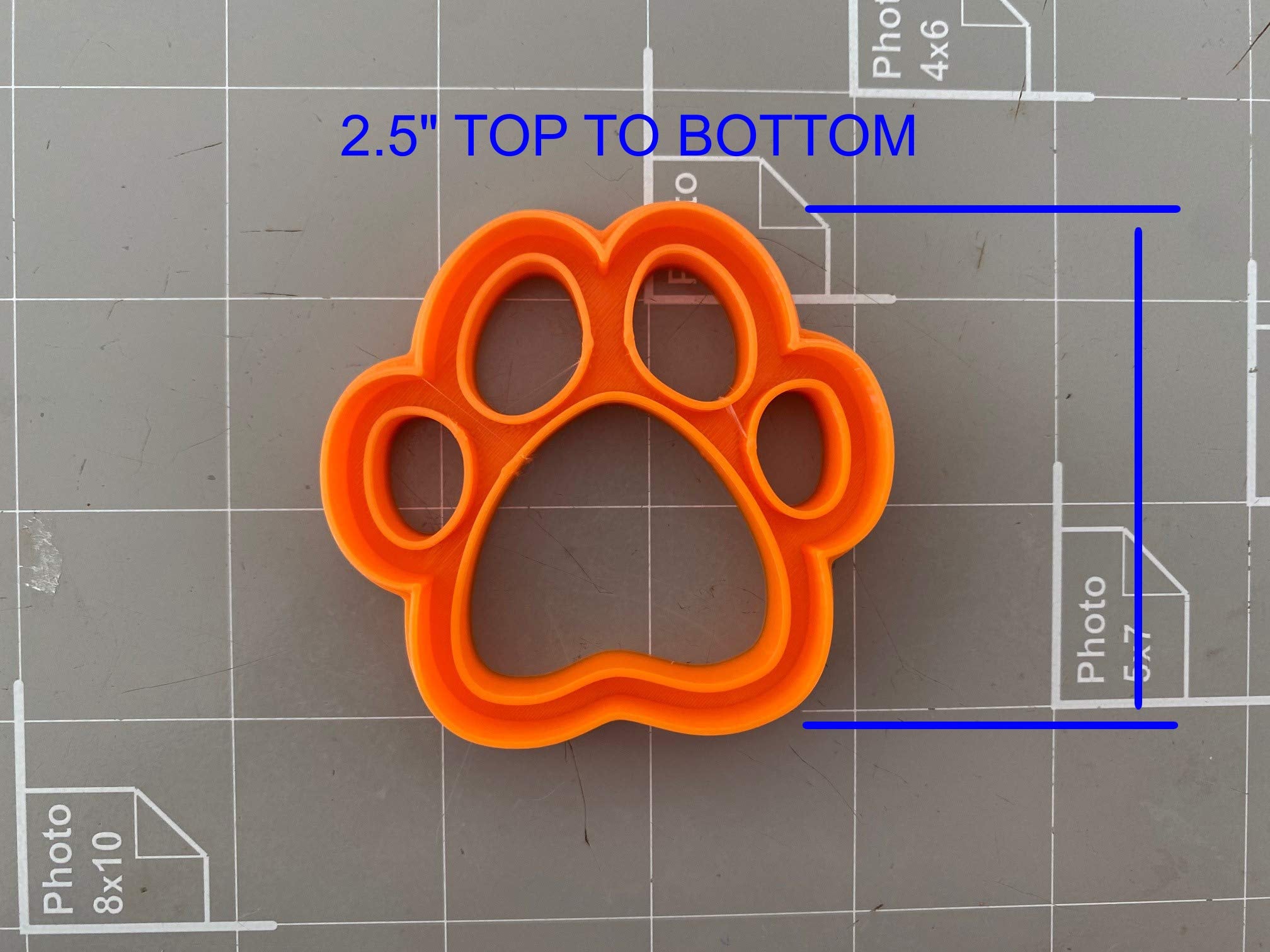 Dog Paw Cookie Cutter (2.5)