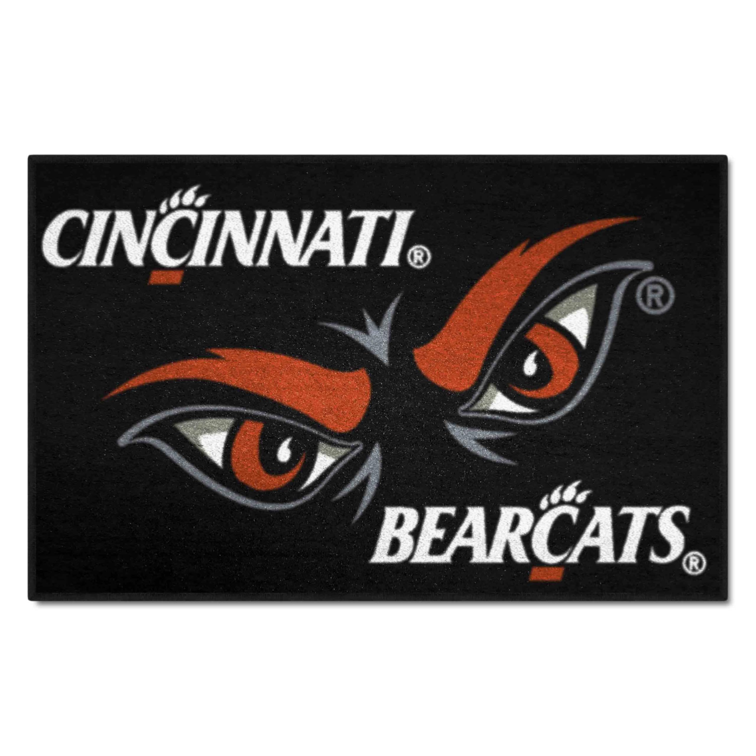 FANMATS 13567 Cincinnati Bearcats Starter Accent Rug - 19in. x 30in. | Sports Fan Home Decor Rug and Tailgating Mat Uniform Desi