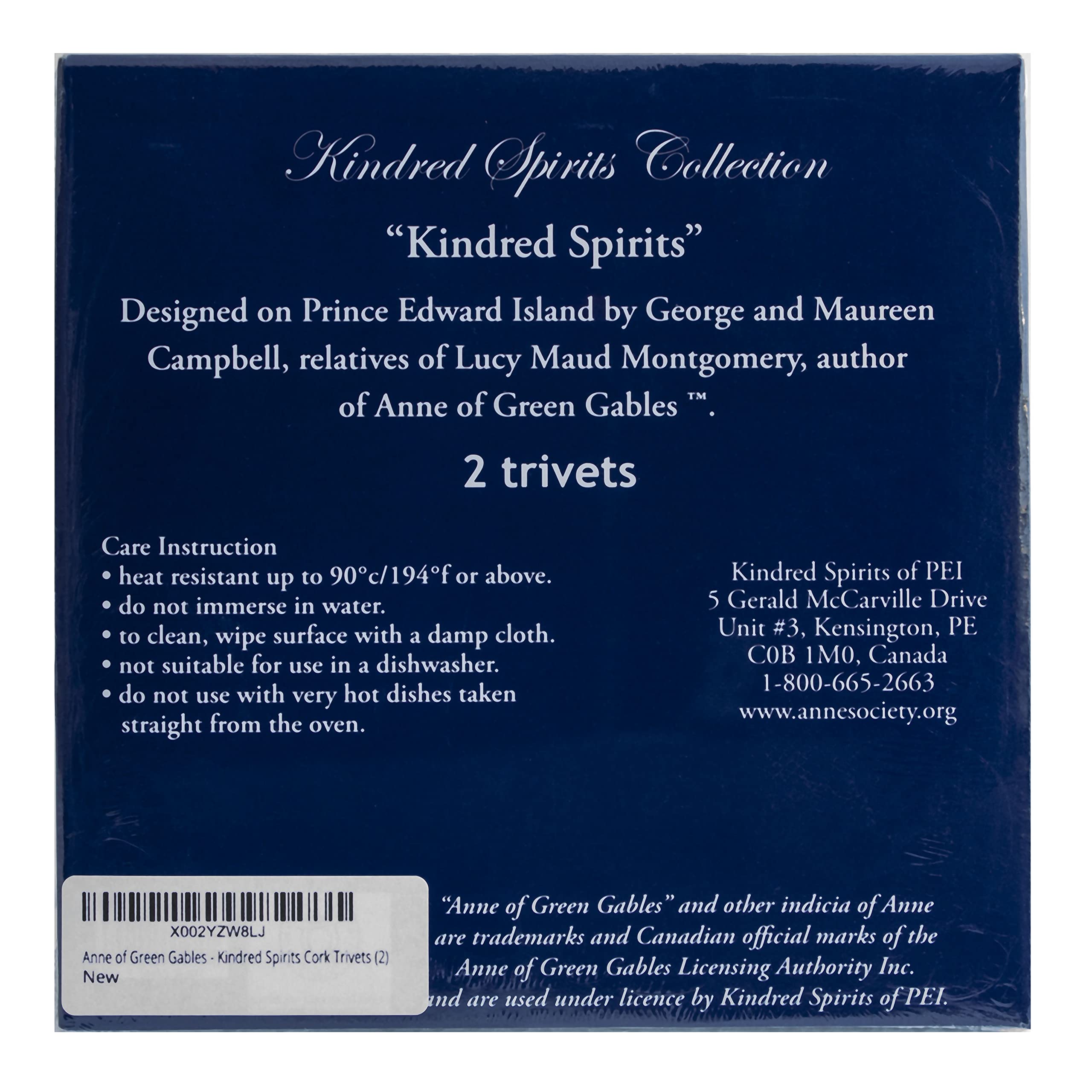 Kindred Spirits Of Pei Anne Of Green Gables - Kindred Spirits Cork Trivets (2)