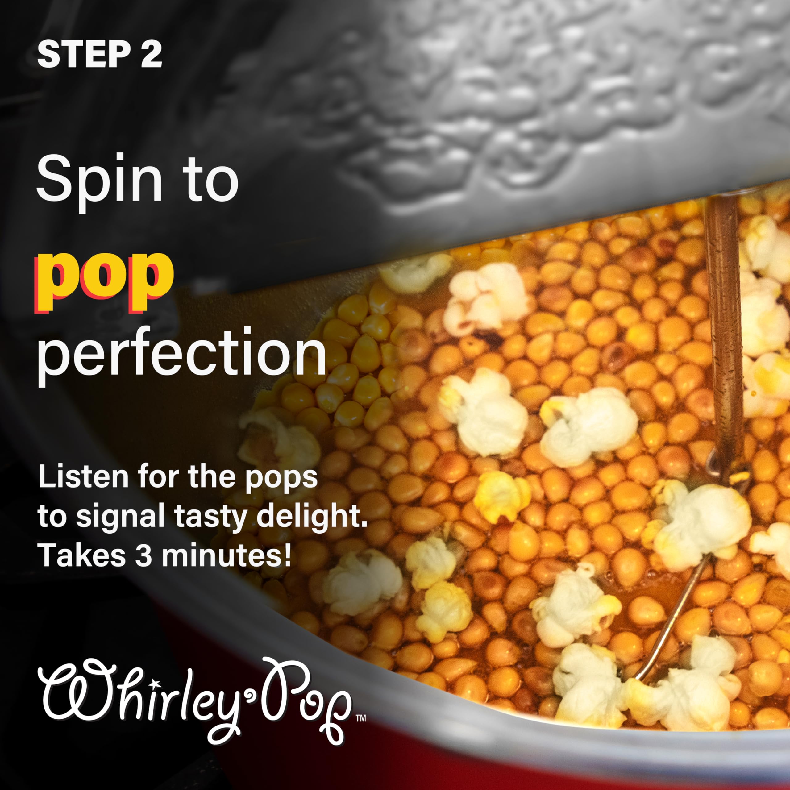 Wabash Popcorn Popper With Kernels - Silver, Metal Gear Popcorn Maker, Fast, & Easy-To-Use Popcorn Machine For Popcorn Lovers, 6