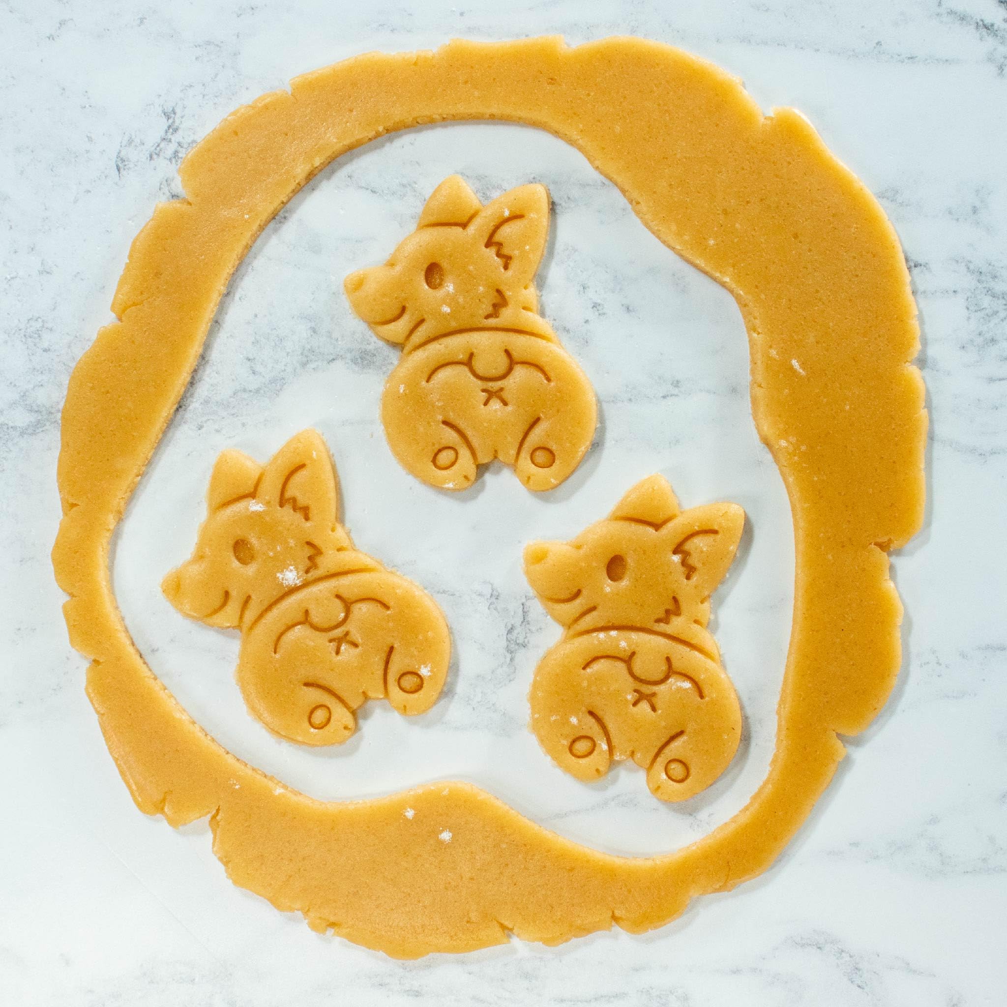 Corgi Butt Cookie Cutter, 1 Piece - Bakerlogy