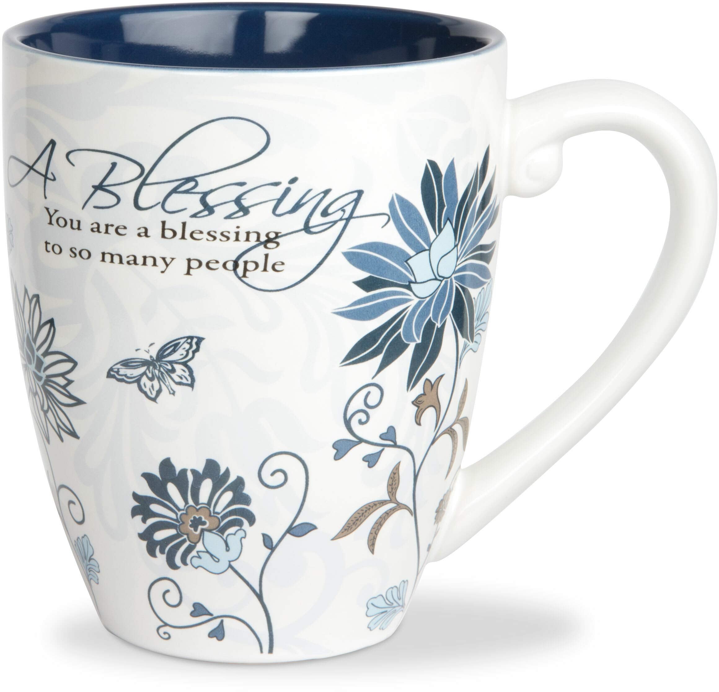 Pavilion Gift Company Blessing Ceramic Mug, 17-Ounce, Mark My Words,Multicolored