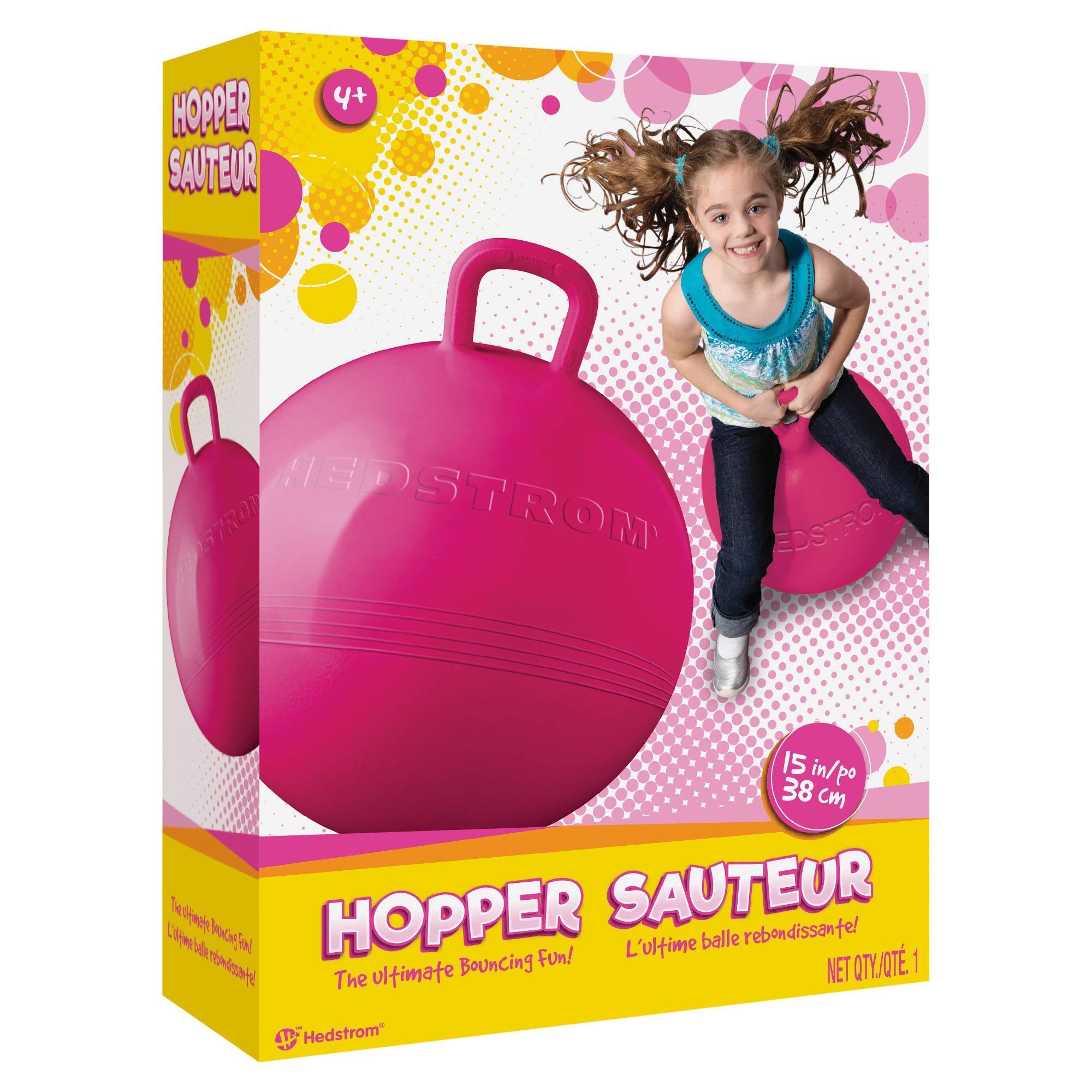 Hedstrom Pink Hopper Ball, 15 Inch