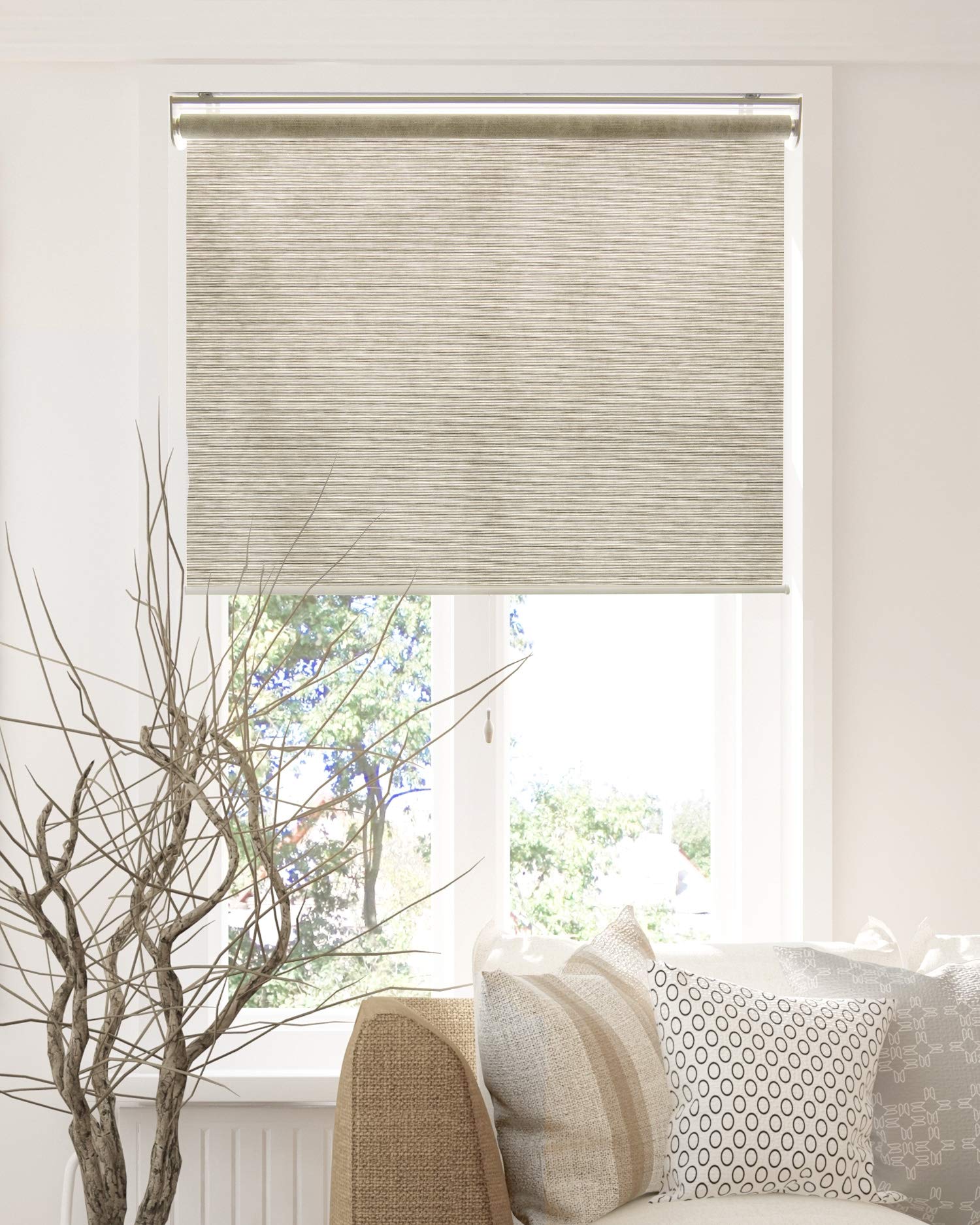CHICOLOGY Roller Shades , Cordless Blinds , Window Shades for Home , Roller Window Shades , Window Treatments , Door Blinds , Li