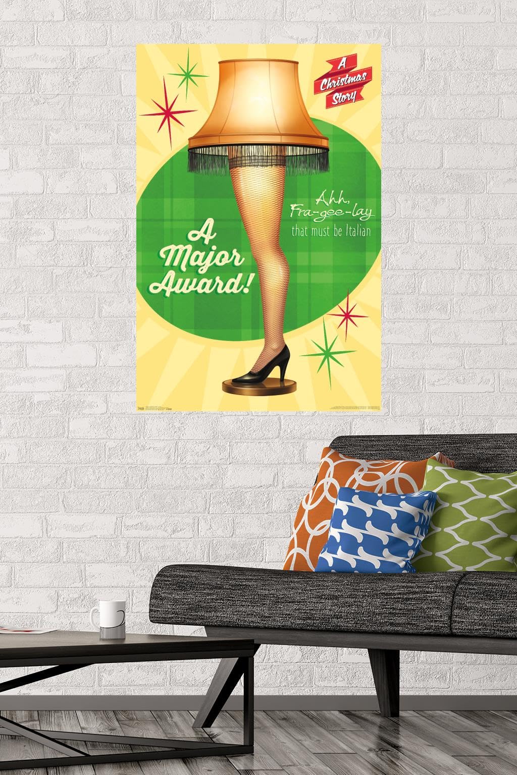 Trends International A Christmas Story - Lamp Wall Poster, 34L X 22.4W, Unframed Version