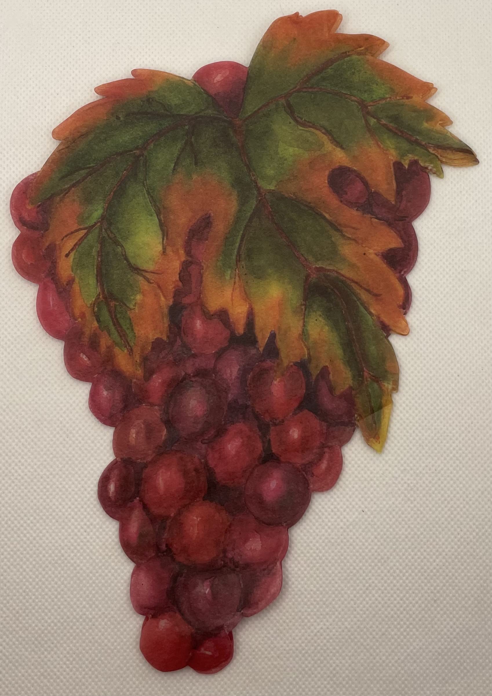 Parchment Paper Leaves For Cheese & Charcuterie Boards - Sisson Distribution Leaves (Pack Of 20) (Artist Grape)