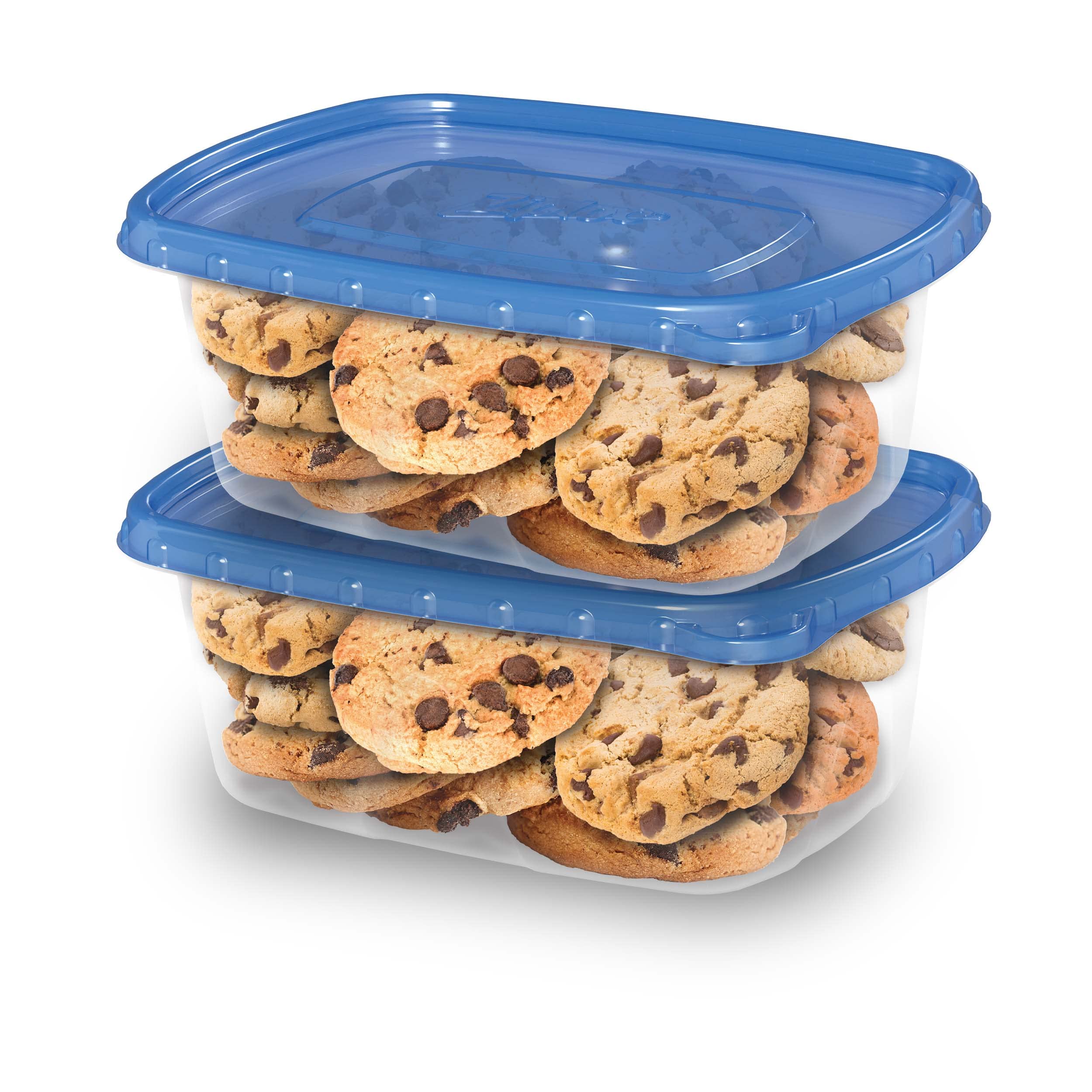 Ziploc Food Storage Meal Prep Containers Reusable for Kitchen Organization, Smart Snap Technology, Dishwasher Safe, Deep Rectang