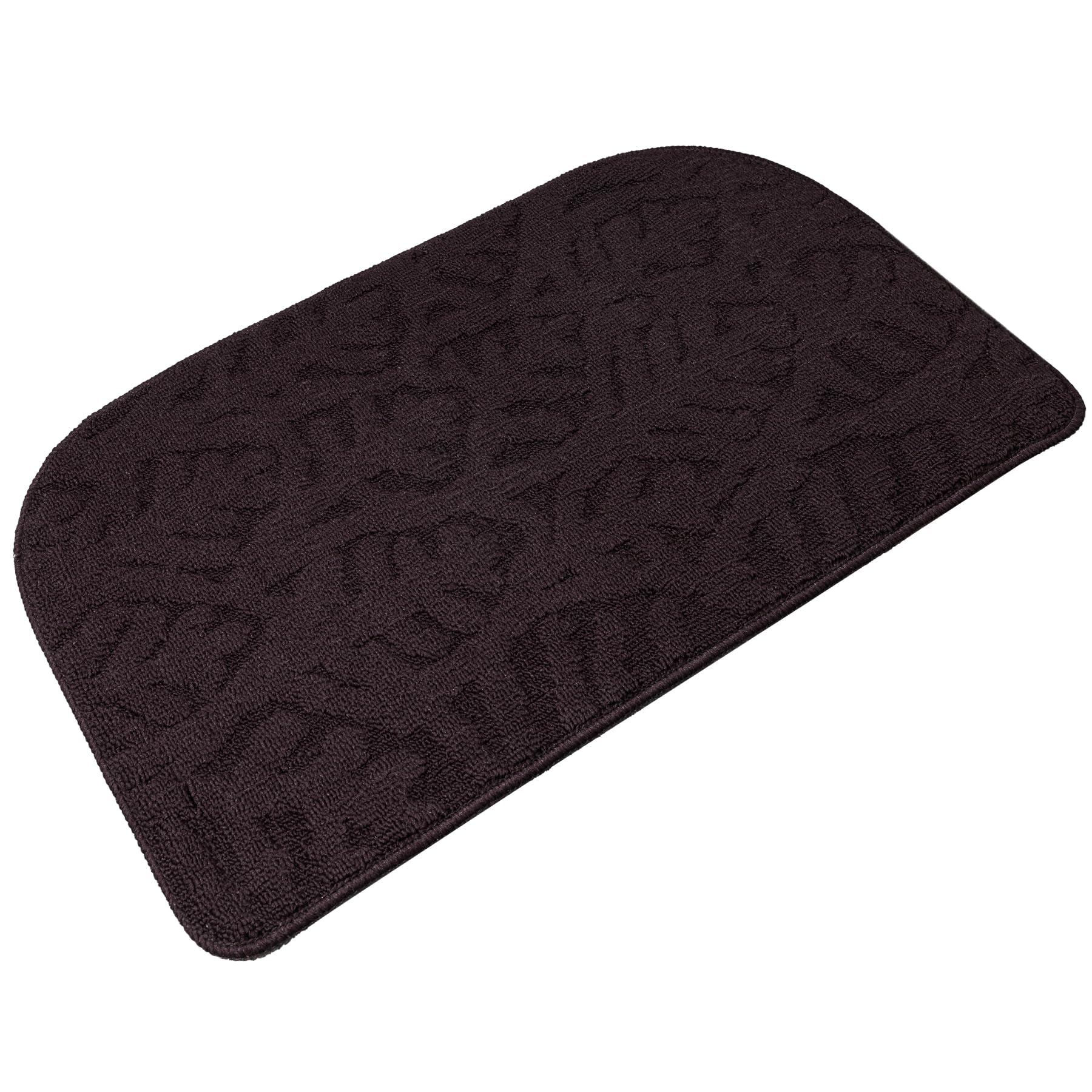 Toonow Indoor Doormats Front Door Mat,32 ''X17, Low-Profile Machine Washable Kitchen Rug, Absorbent Mud Half Round Entrance Mat