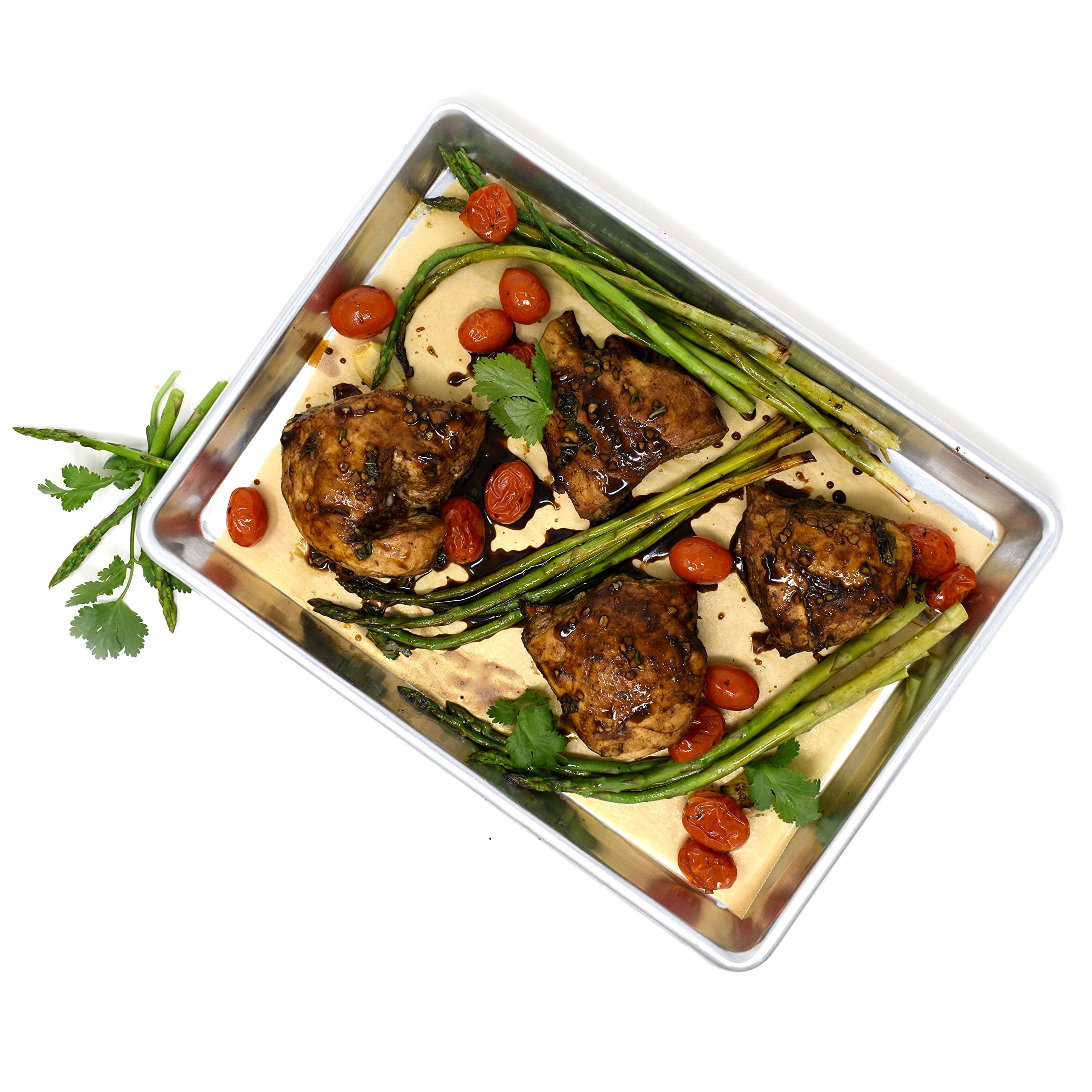 Norpro, Aluminum 3274 Jelly Roll Baking Sheet, 13 Inches X 9.5 Inches X 1 Inch