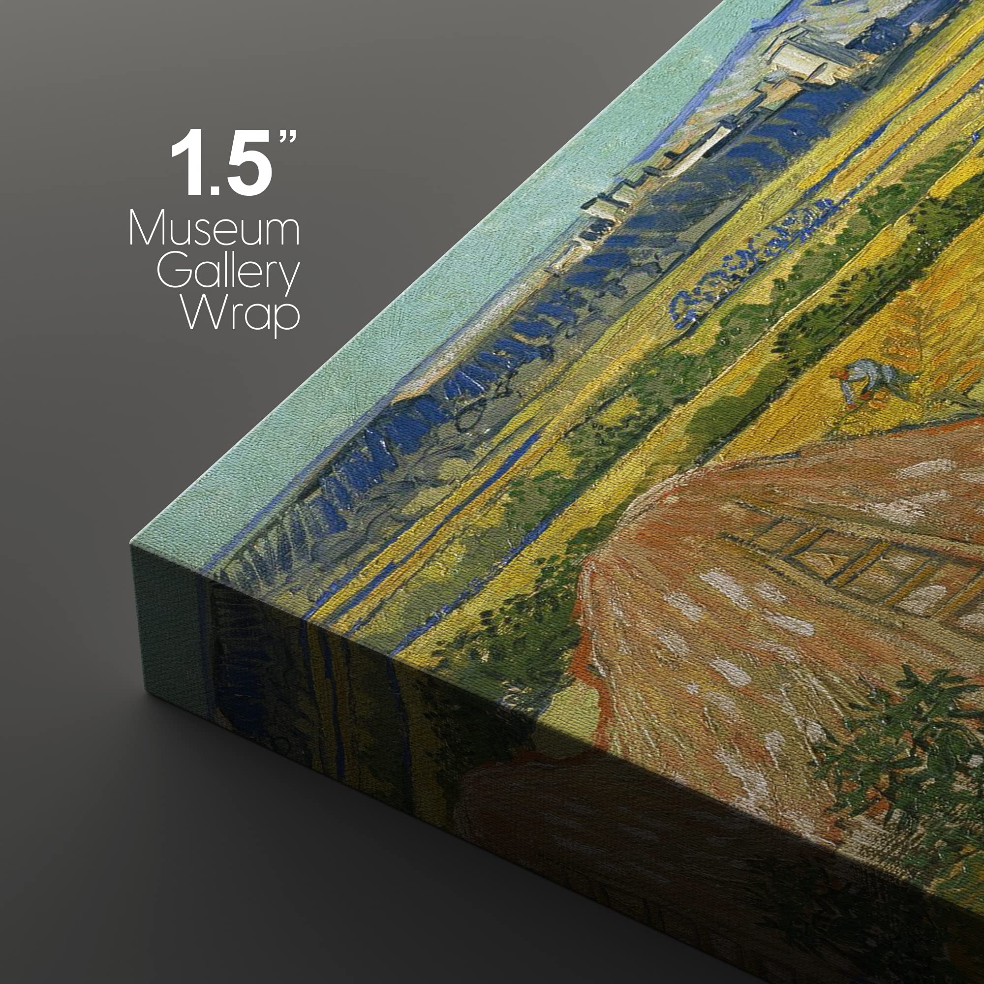 Wall26 Canvas Print Wall Art Set The Harvest By Vincent Van Gogh Nature Wilderness Illustrations Fine Art Relax/Calm Multicolor