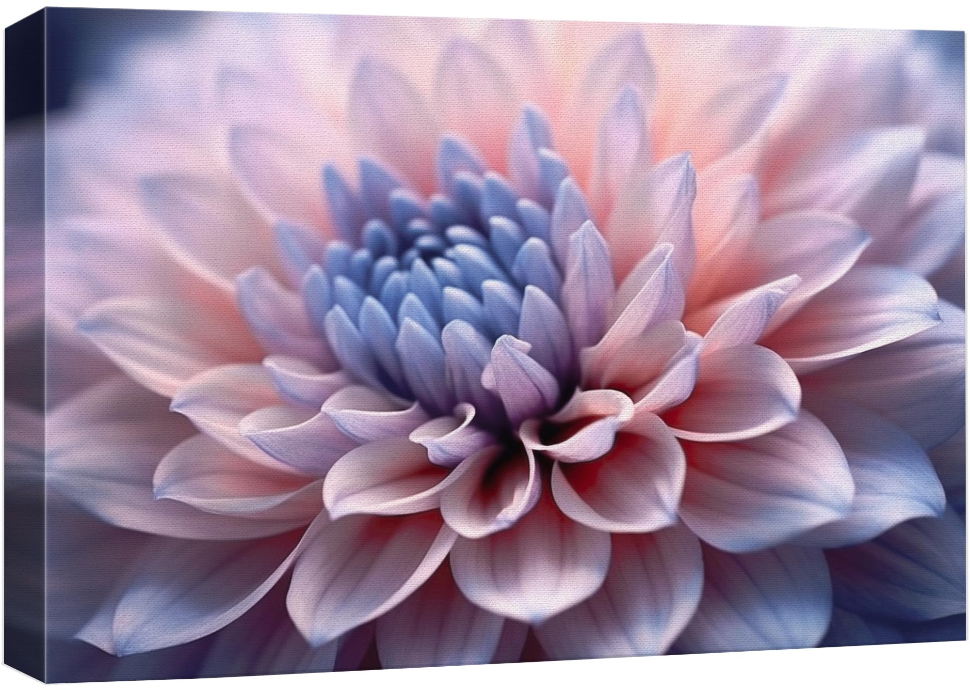 Wall26 Canvas Print Wall Art Pink Lotus Flower Closeup Nature Wilderness Photography Realism Modern Art Decorative Country Multi