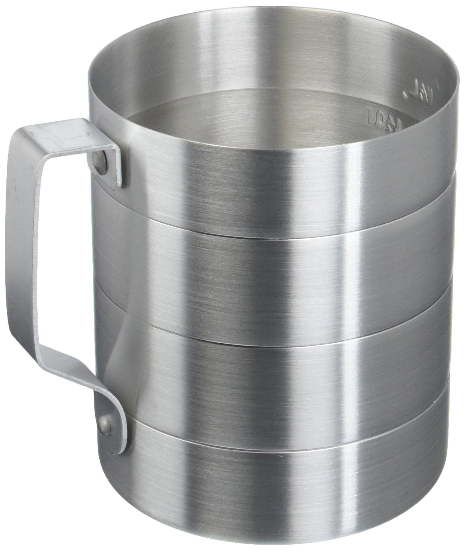 Crestware Aluminum Dry Measures, 2 Quarts, Silver