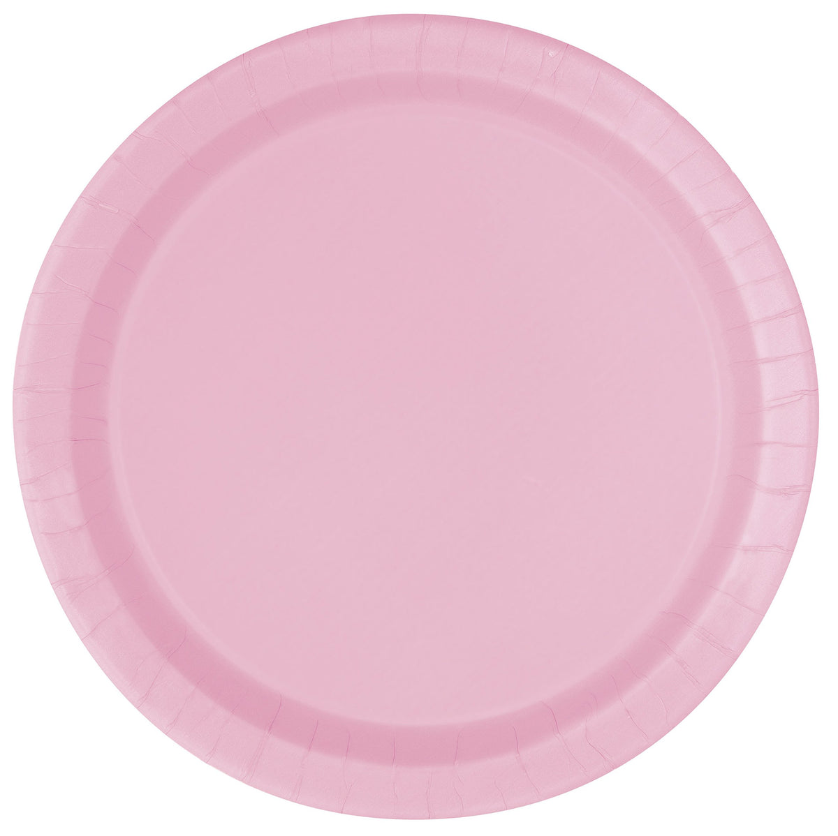Lovely Pink Solid Round Dinner Plates - Vibrant 9'' (Pack Of 16) - Sturdy & Stylish - Perfect For Birthdays, Showers & Celebrati