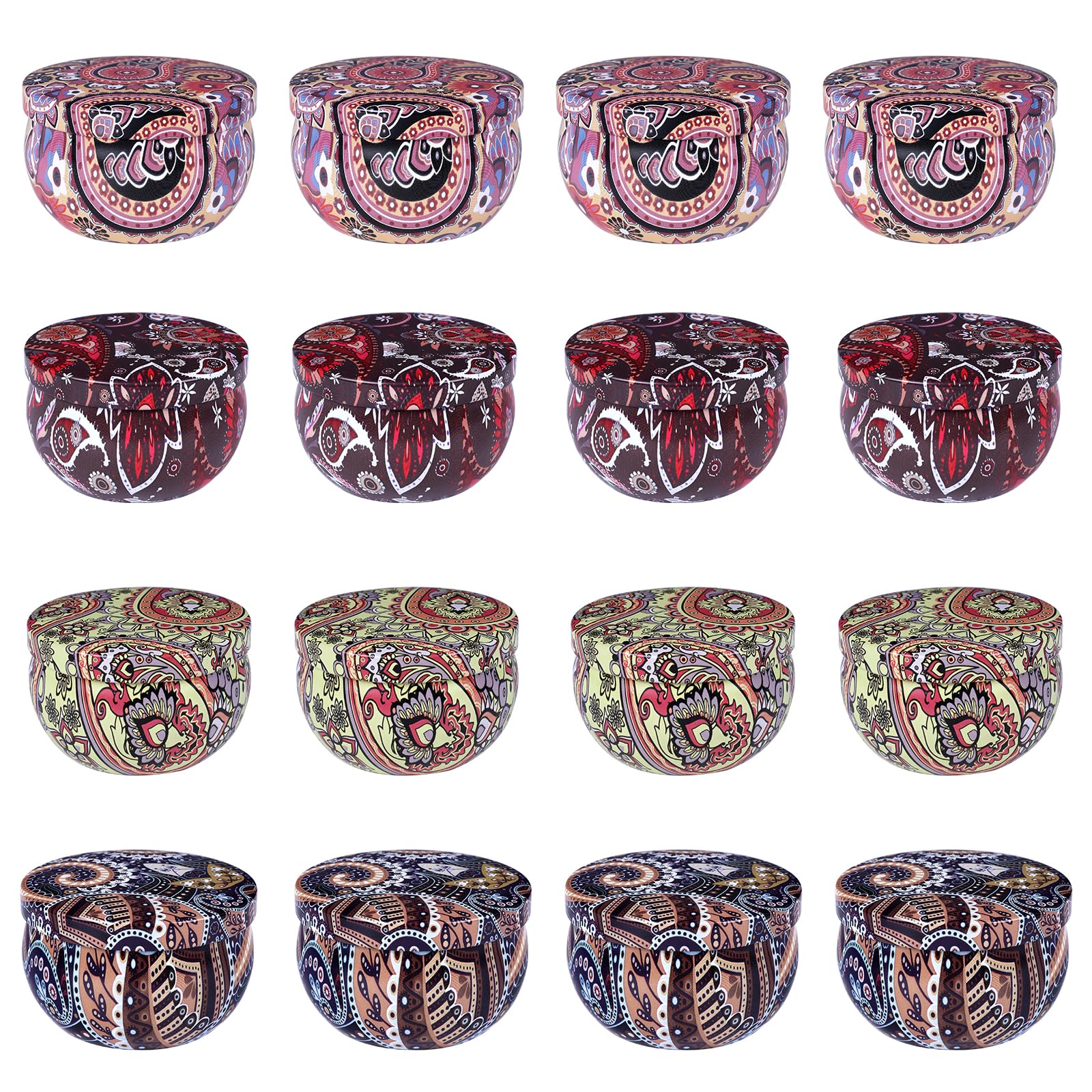 KNOURT 32 Pack Scented Candles Gift Set, Natural Soy Wax Travel Tin Candles for Home Scented, Ideal for Christmas, Birthday, Tha