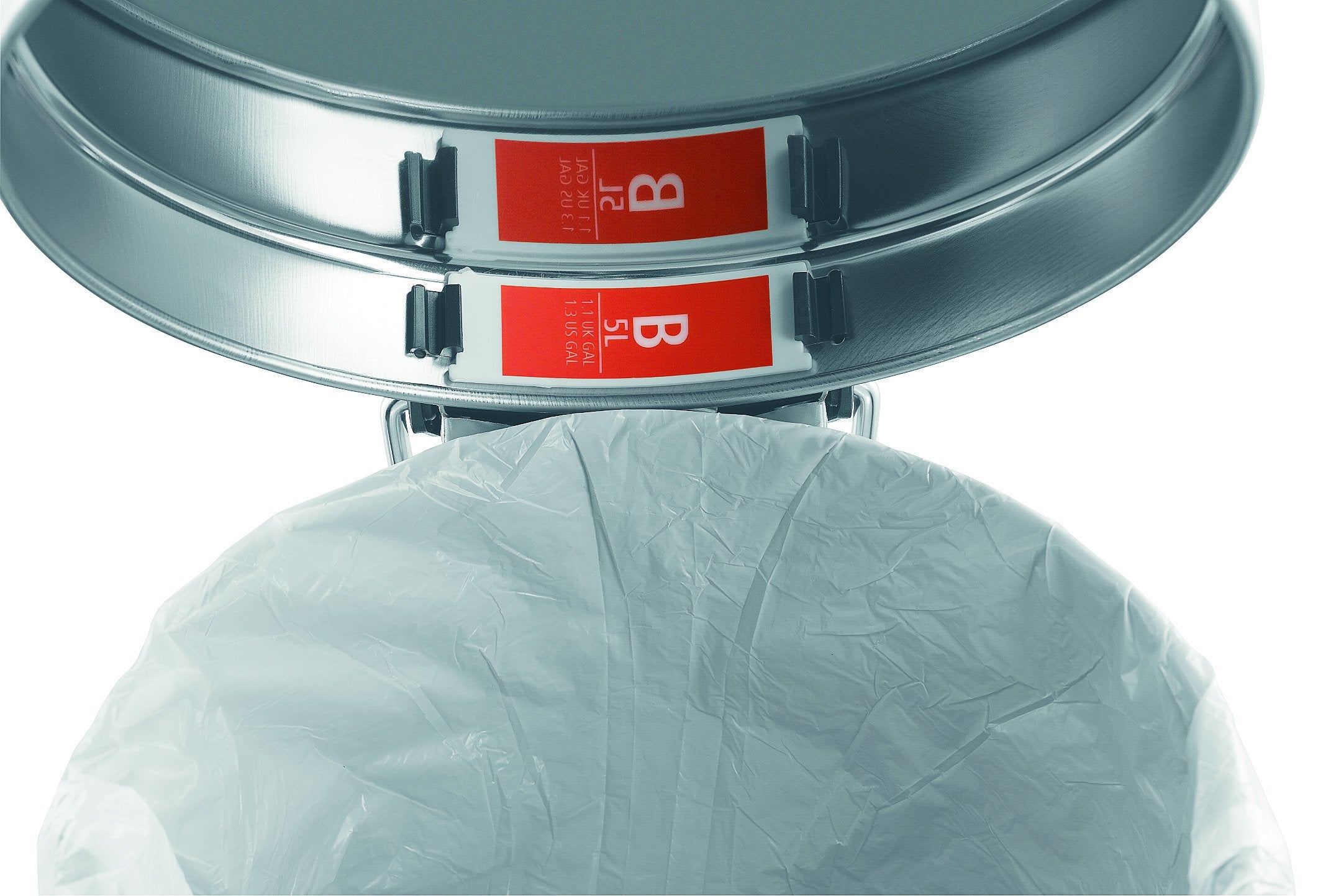 Brabantia Bin Liners Size B, 5L - 60 Bags, White, Model 348969