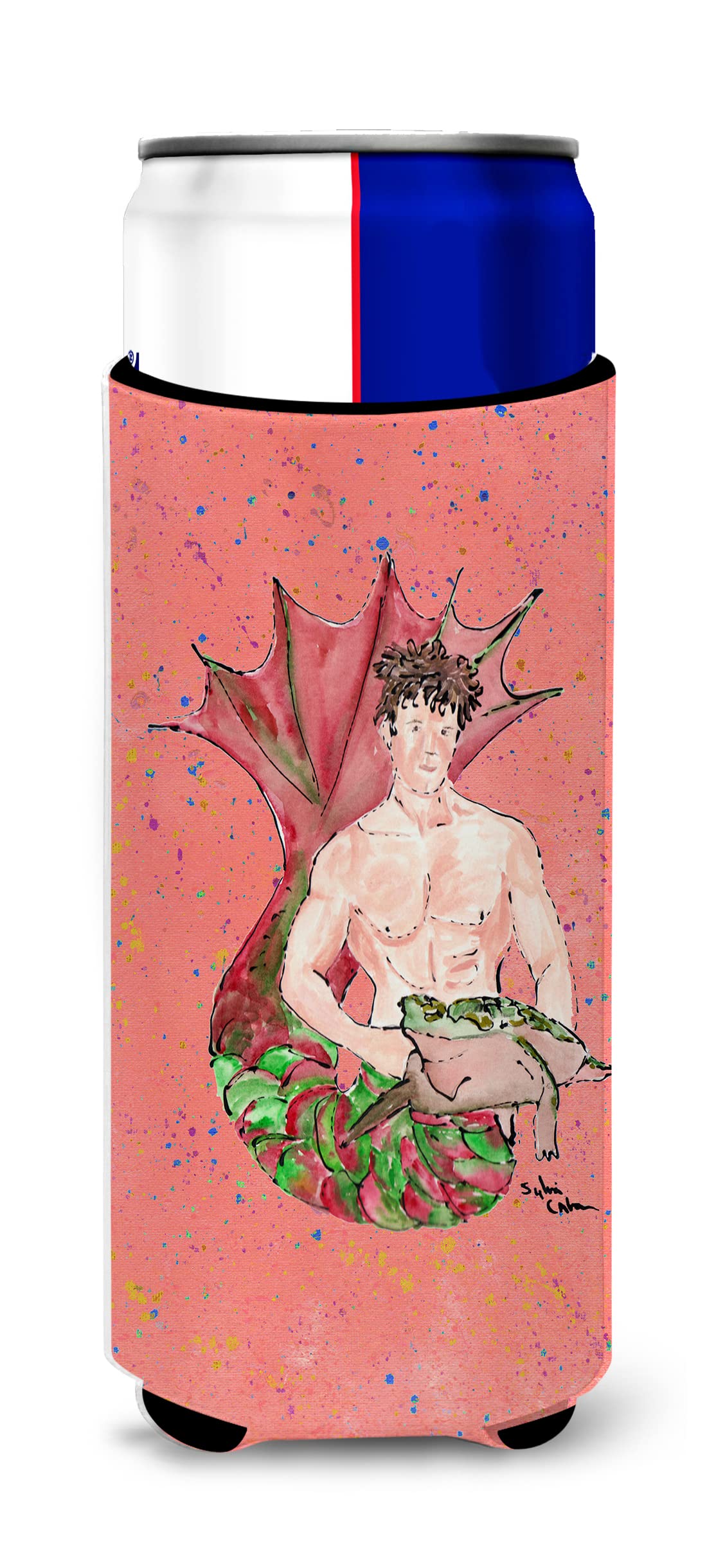 Brunette Merman Ultra Beverage Insulators for slim cans 8348MUK