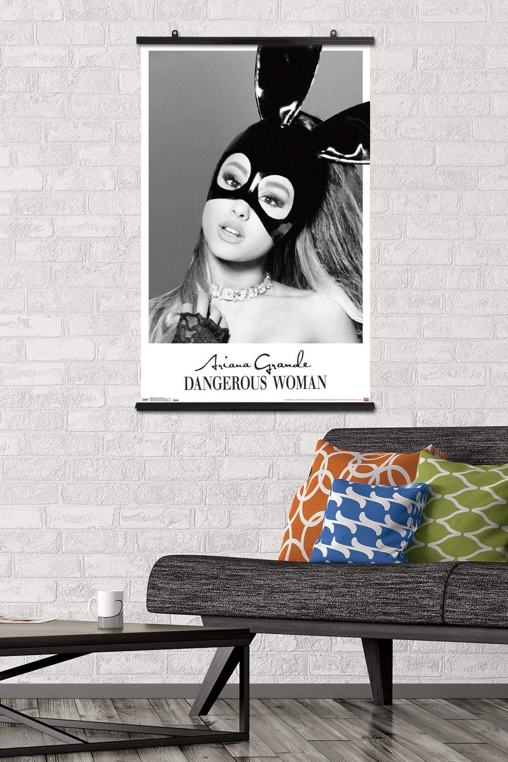 Trends International Ariana Grande - Dangerous Wall Poster, 22.375'' X 34'', Premium Poster & Clip Bundle