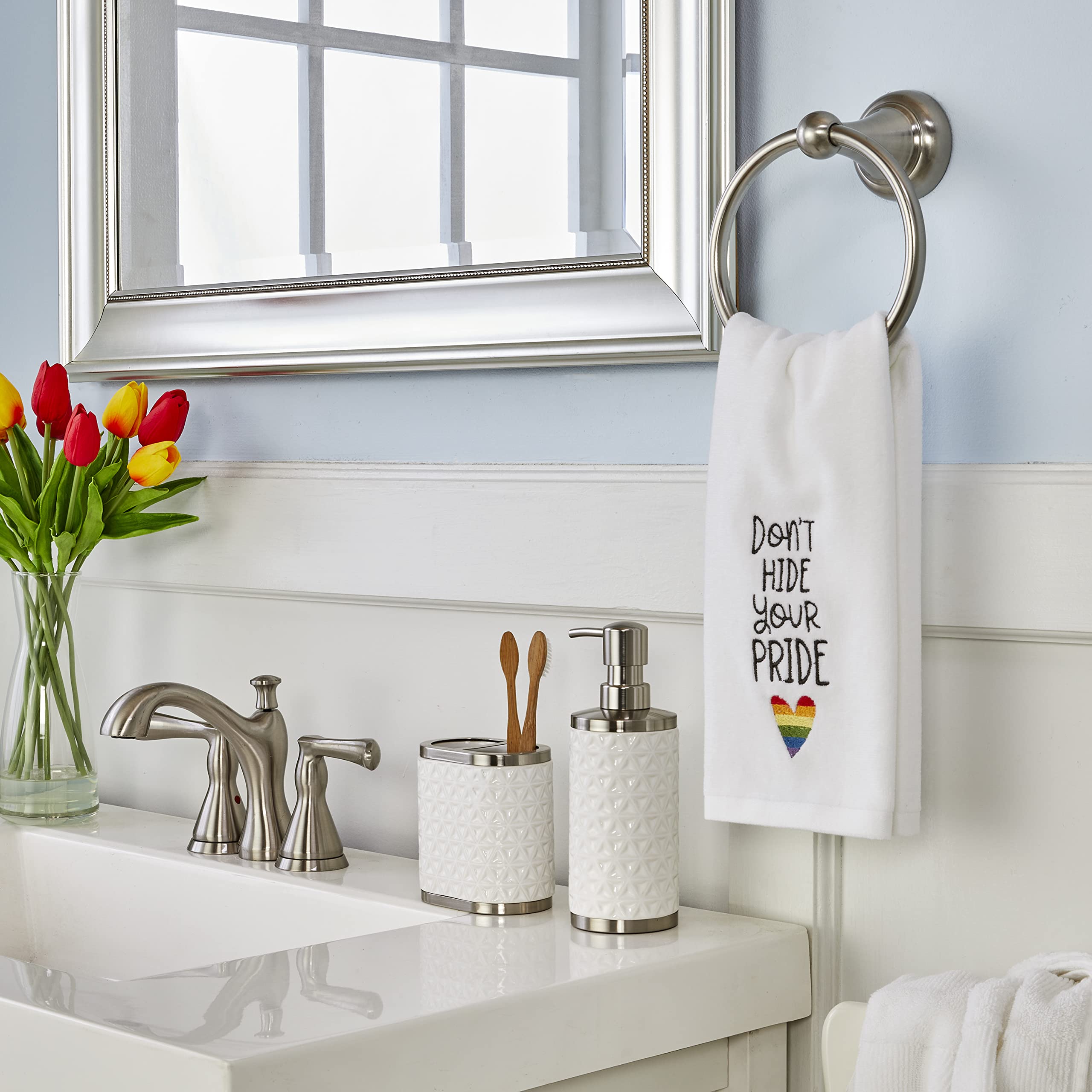 Skl Home Dont Hide Your Pride Hand Towel Set, 25'' X 16'', 2 Count