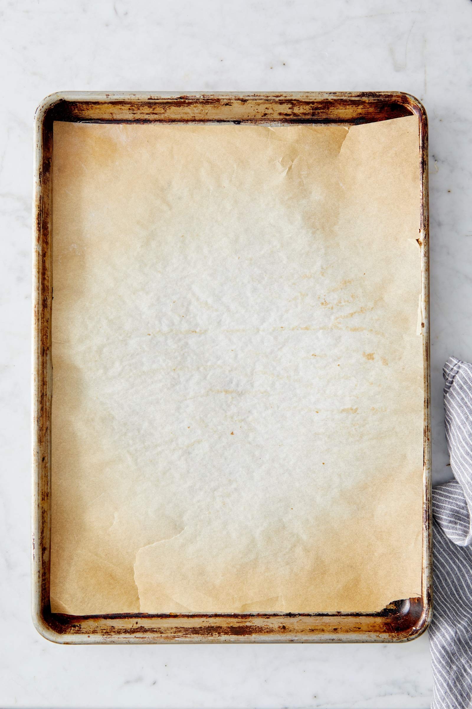 King Arthur, Pre-Cut Baking Parchment Paper, Heavy Duty, Professional Grade, Nonstick, Reusable, Resealable Pack, Fits 18'' X 13