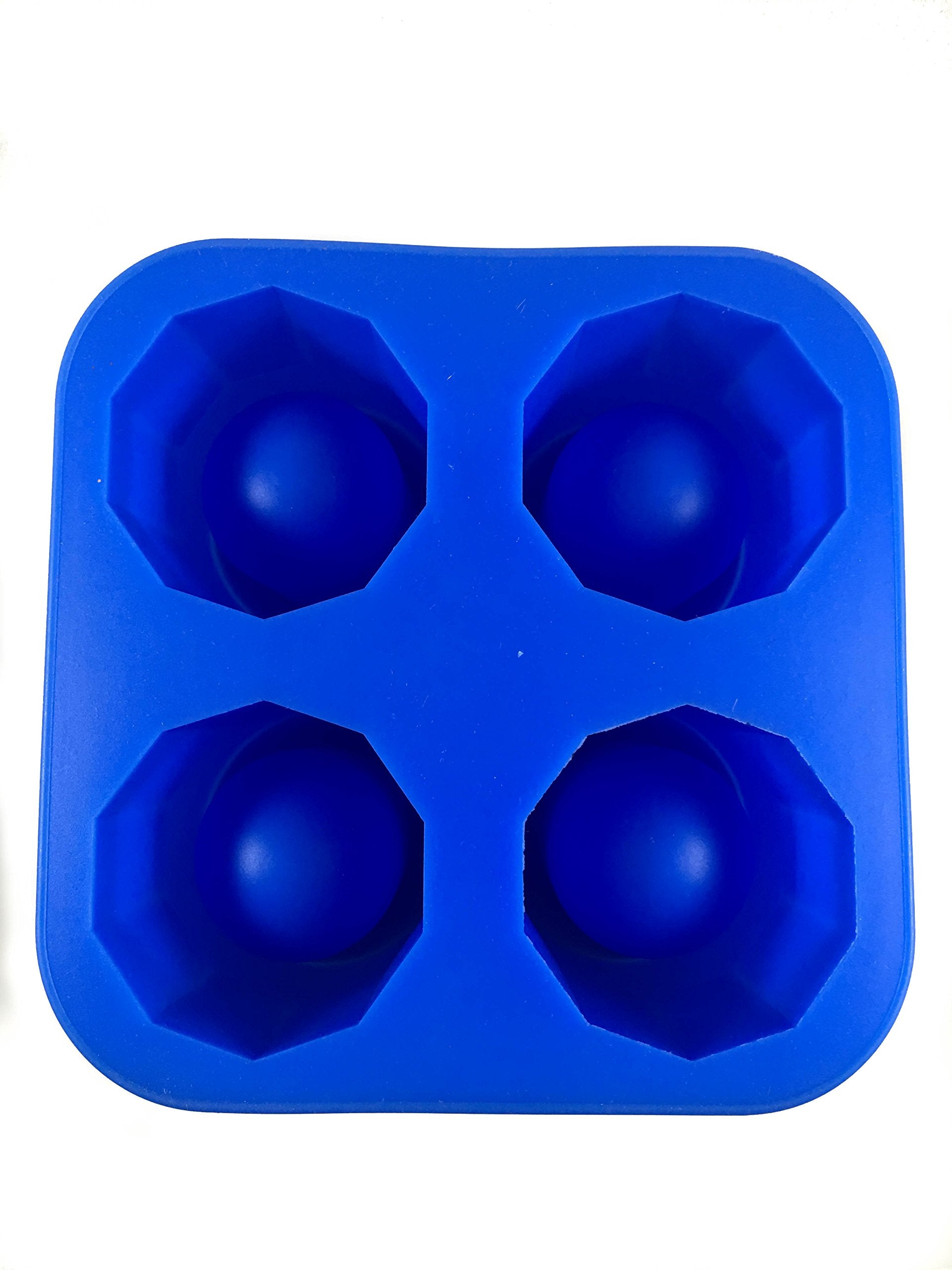 Momentum Brands Silicone Ice Tray Mold, Makes 4 Shot Glasses Out Of Ice
